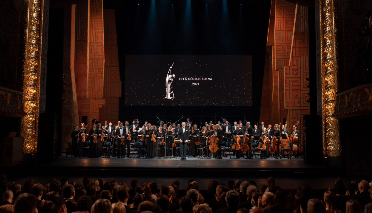Lielās mūzikas balvas 2021 pasniegšanas ceremonija, foto: Kaspars Balamovskis