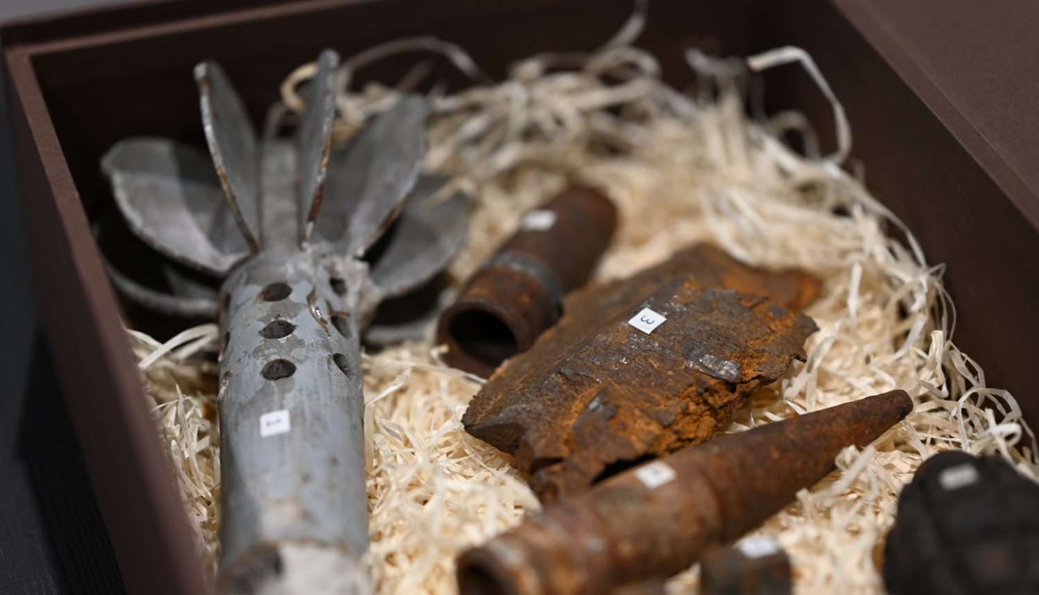 Ukrainas kara liecība, foto: Jānis Puķītis, LNVM