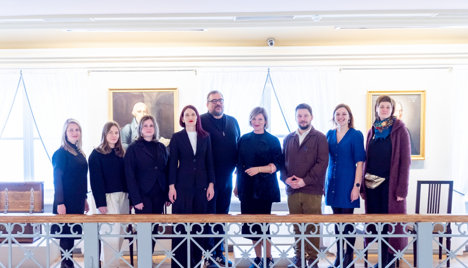 Muzeju biedrības valdes locekļi