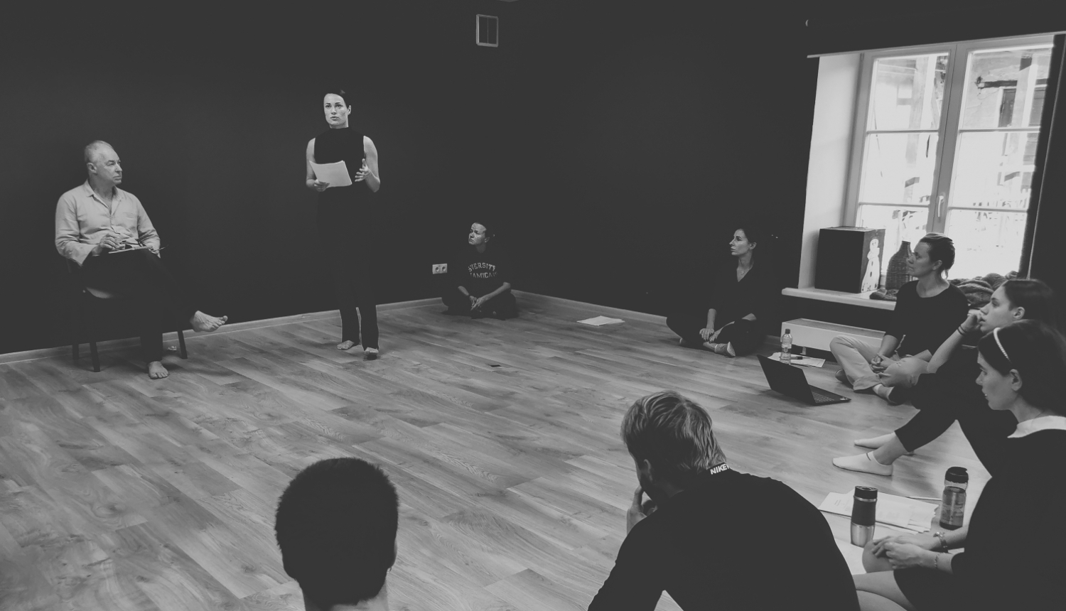 Pola Gudvina meistarklase Daugavpils teātrī, foto: Gatis Timofejevs