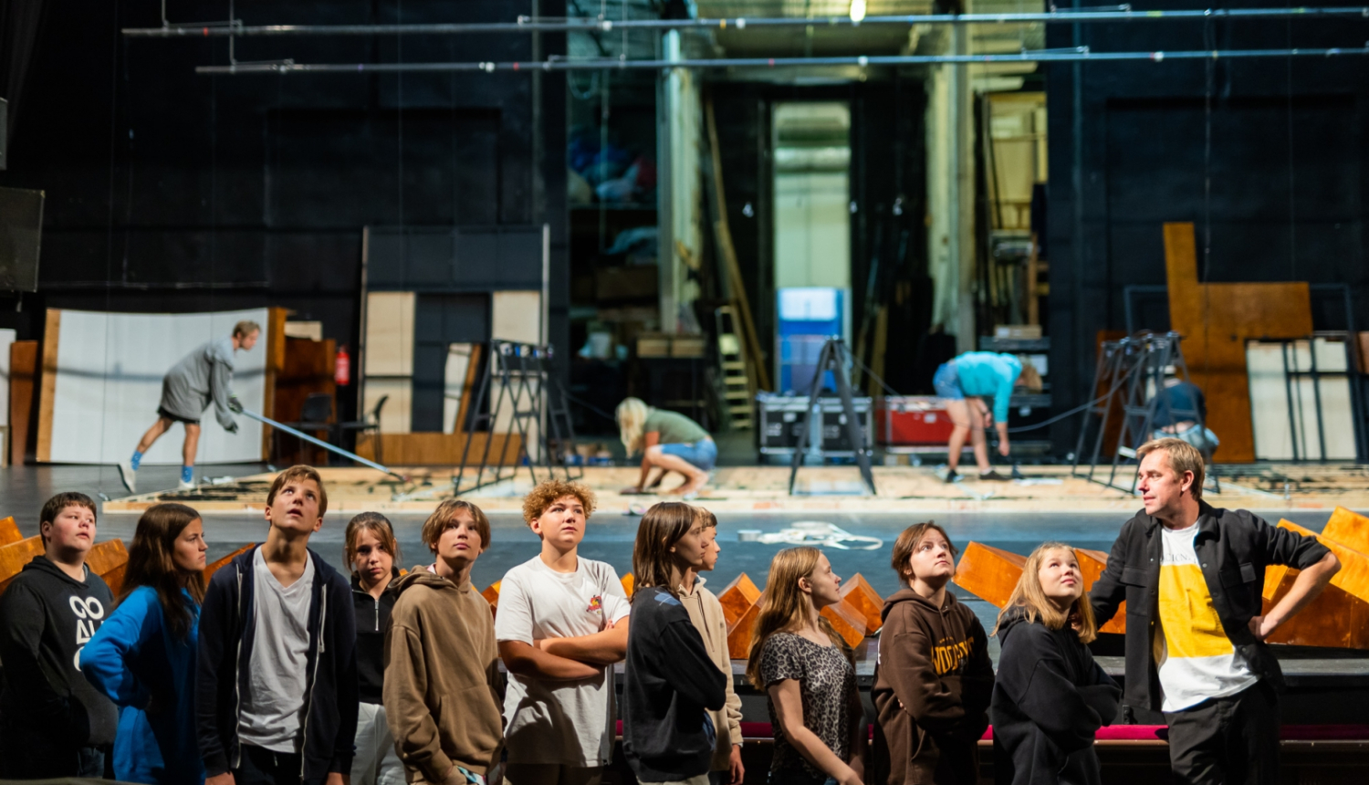 Ekskursija Latvijas Nacionālajā teātrī, foto: Latvijas skolas soma, Reinis Oliņš