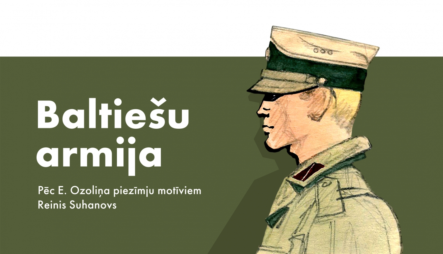 Zīmējums, kareivis formas tērpā