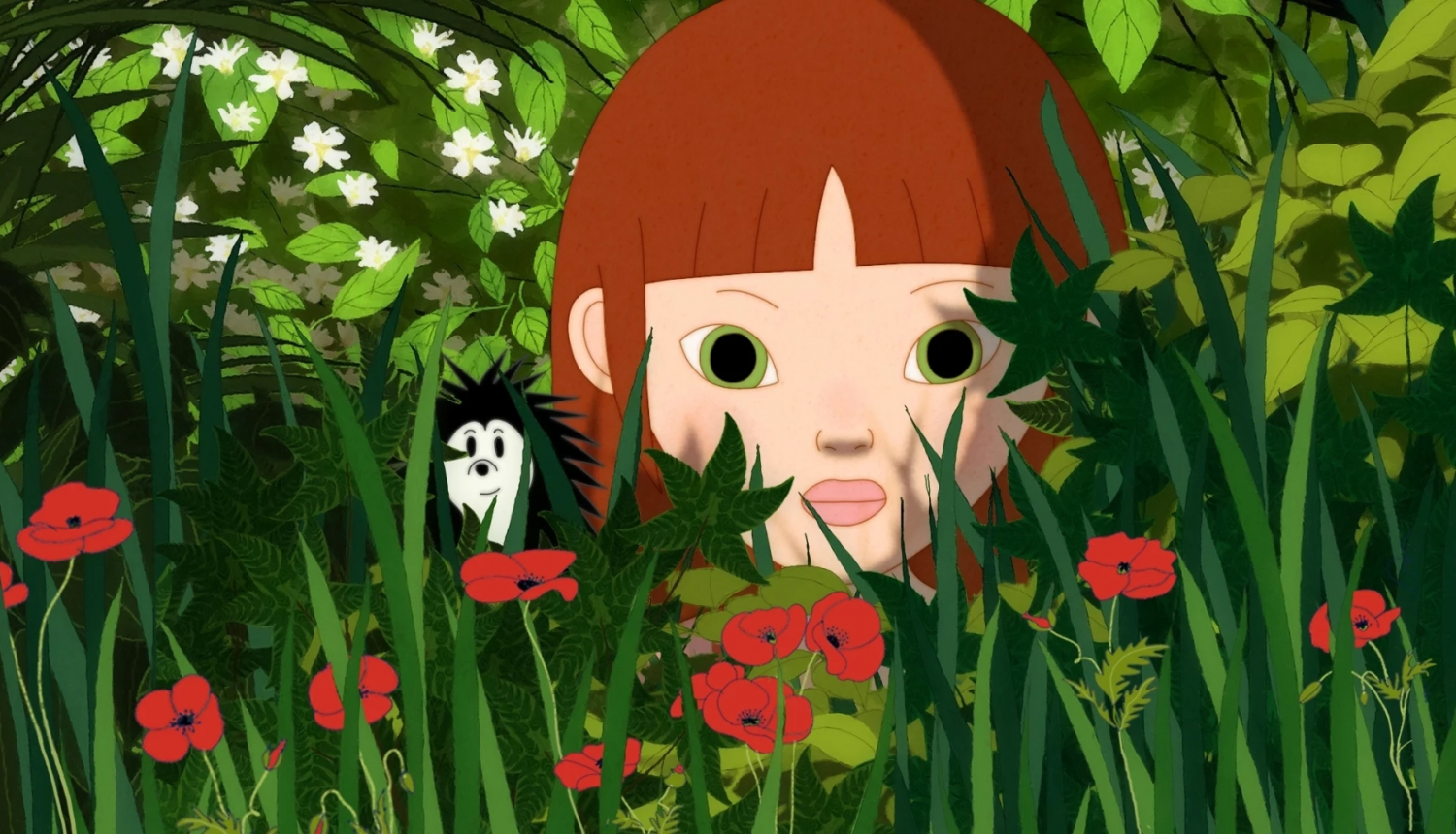 Kadrs no animācijas filmas „Nina un eža noslēpums” (Nina and the Hedgehog’s Secret)