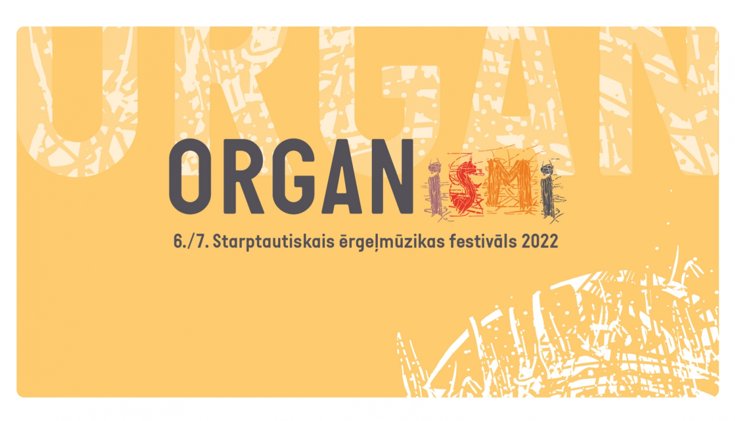 Uzraksts uz krāsaina fona