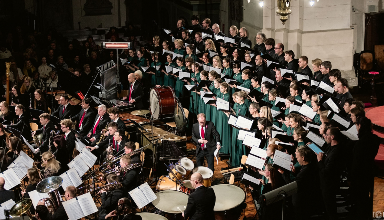Orķestris Rīga un Koris Sōla, foto: Jānis Porietis