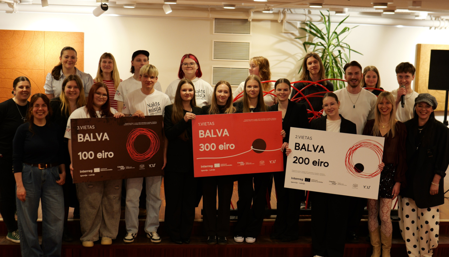 “Liepāja – Eiropas kultūras galvaspilsēta 2027” jauniešu programmas otrās sezonas dalībnieku prezentāciju uzvarētājas komandas