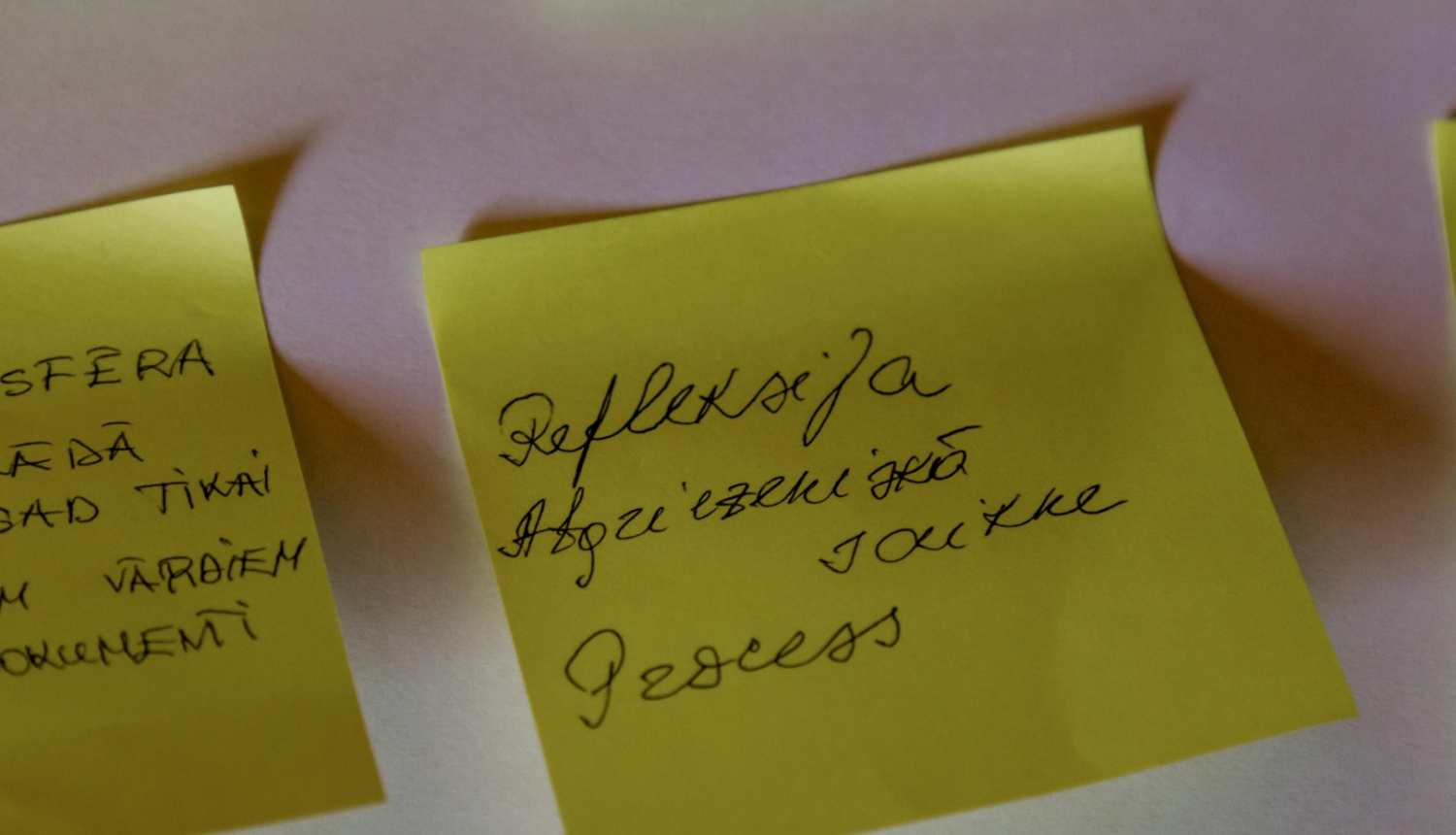 Dzeltenas piezīmju lapiņas