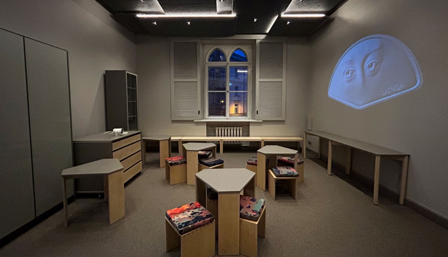 Ieskats Rīgas vēstures un kuģniecības muzeja muzejpedagoģisko nodarbību telpā – “Himzela klasē”