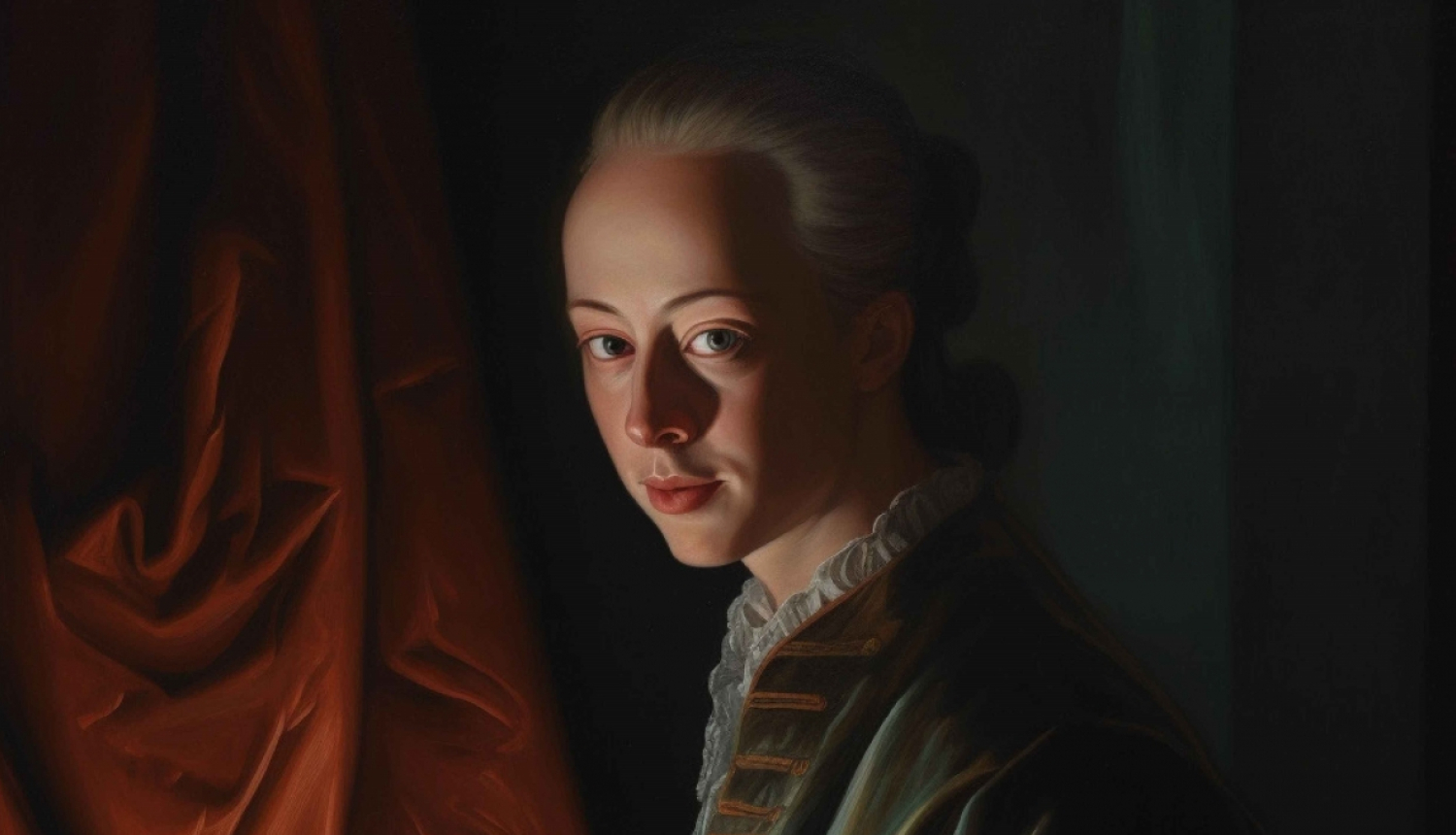 Dizaina studijas “Associates, Partners et Sons” un Midjourney Al “Muzeju naktij 2023” veltīts eksperiments ar Nikolausa fon Himzela portretu