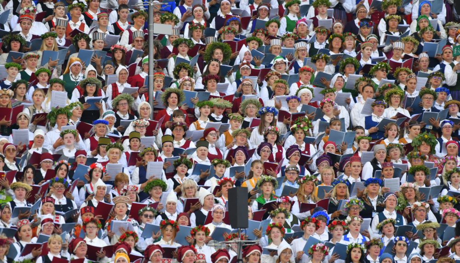 Dziesmu svētku koncerts, foto no LNKC arhīva