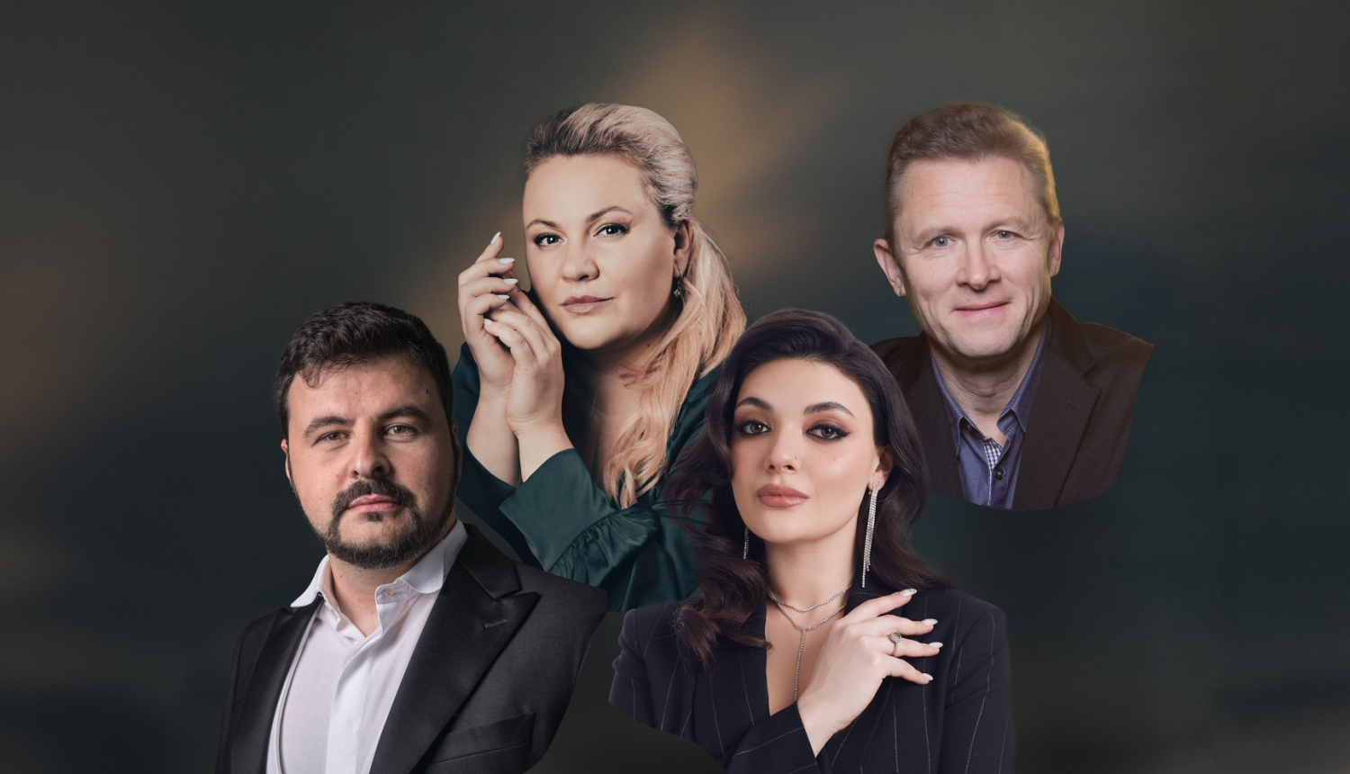 Solisti Jūlija Vasiļjeva, Elmina Hasana, Mateo Lipi un Egils Siliņš