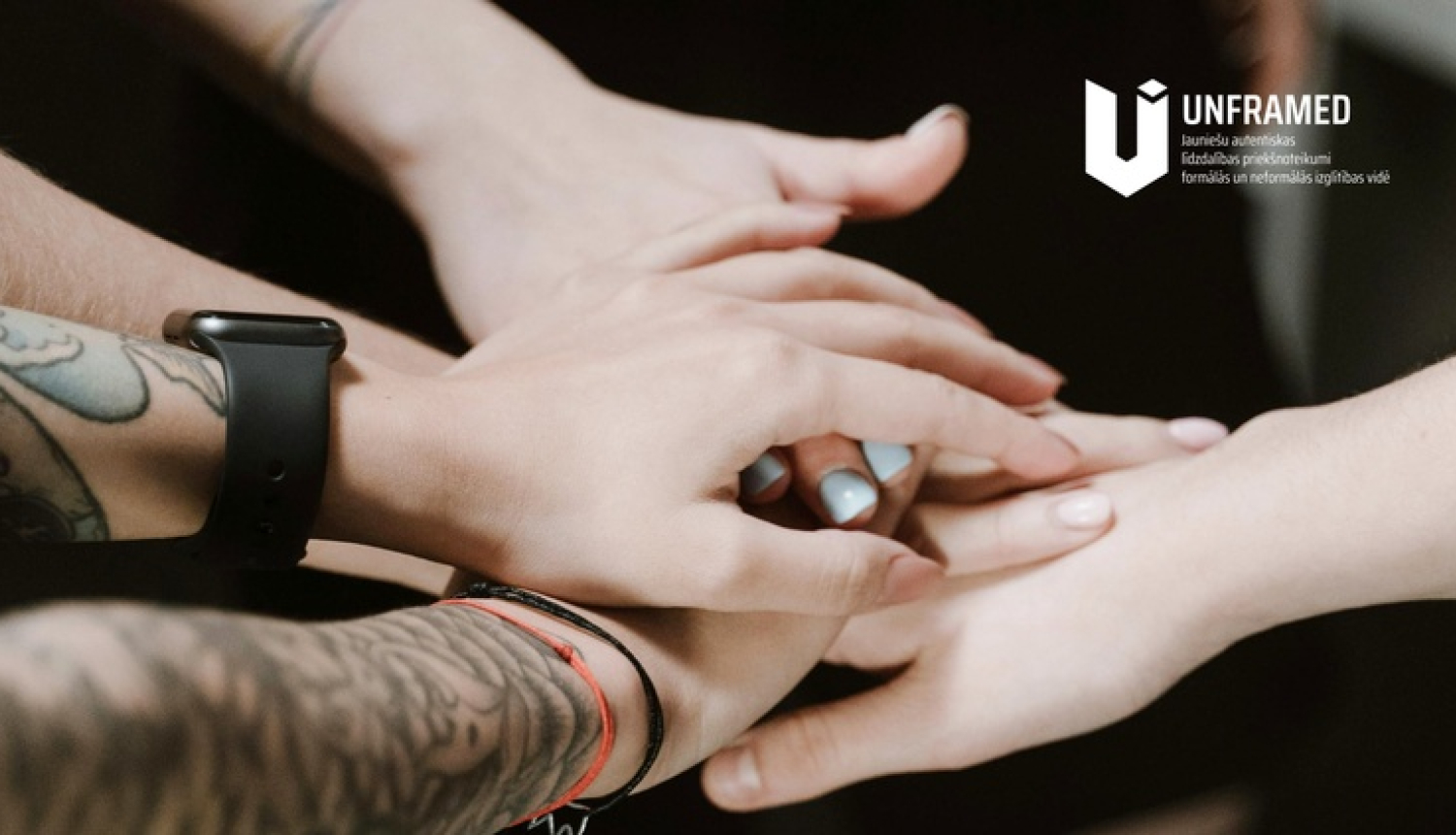 hands clasped in greeting