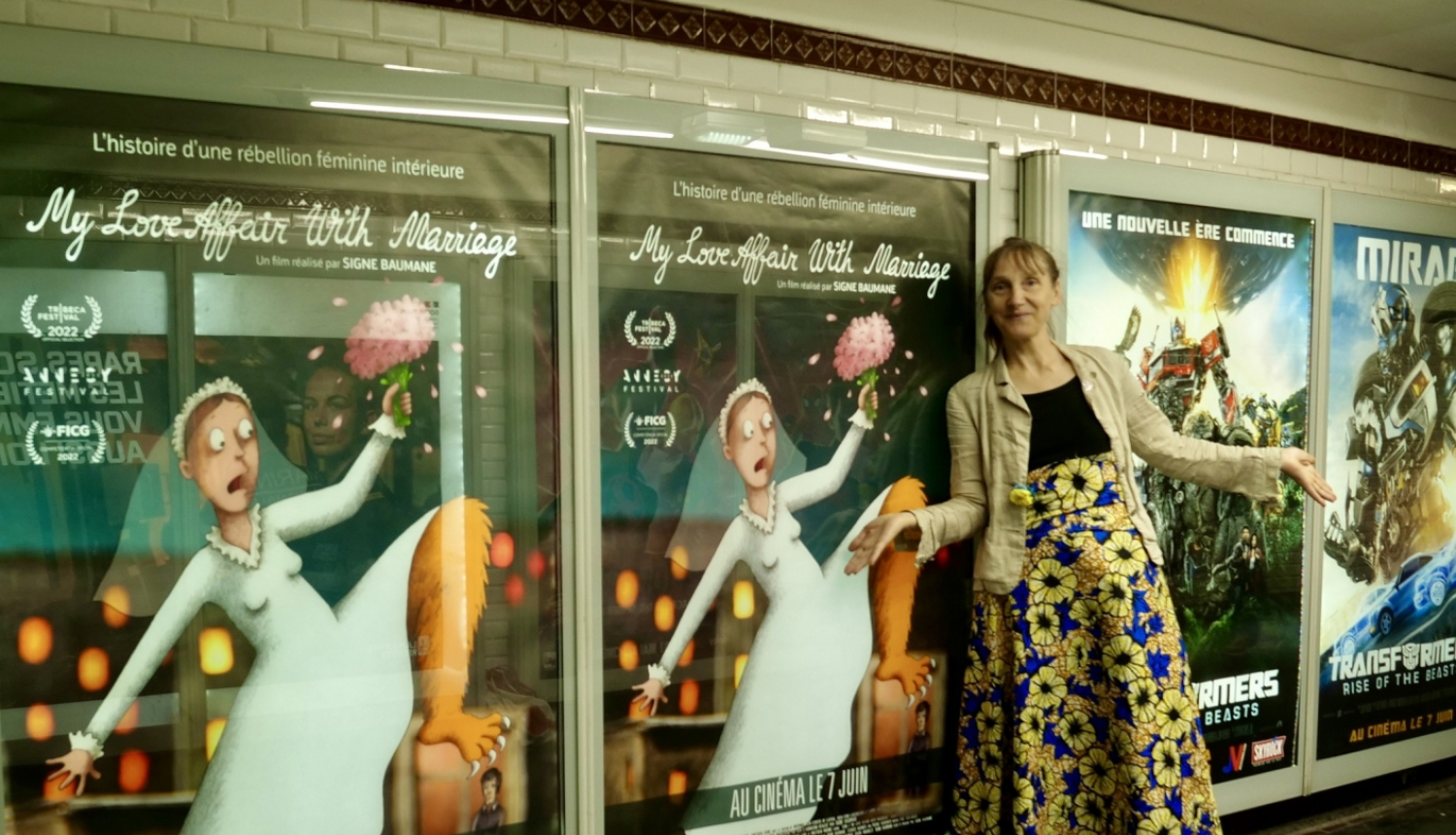 Režisore Signe Baumane Parīzes metro