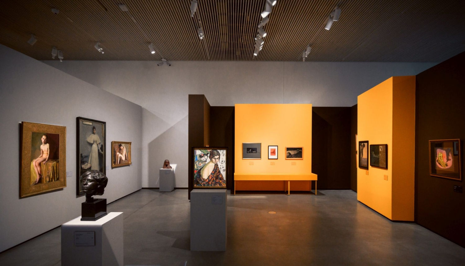 Izstāde “Nepieradinātās dvēseles. Simbolisms Baltijas valstu mākslā” Latvijas Nacionālajā mākslas muzejā. 2020./2021. Foto: Otto Strazds.