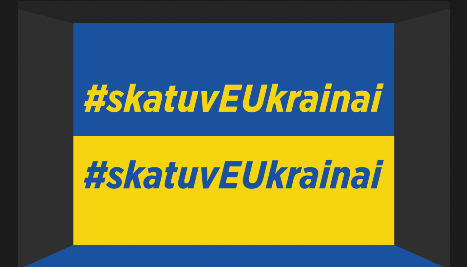 Akcijas vizuālais materiāls