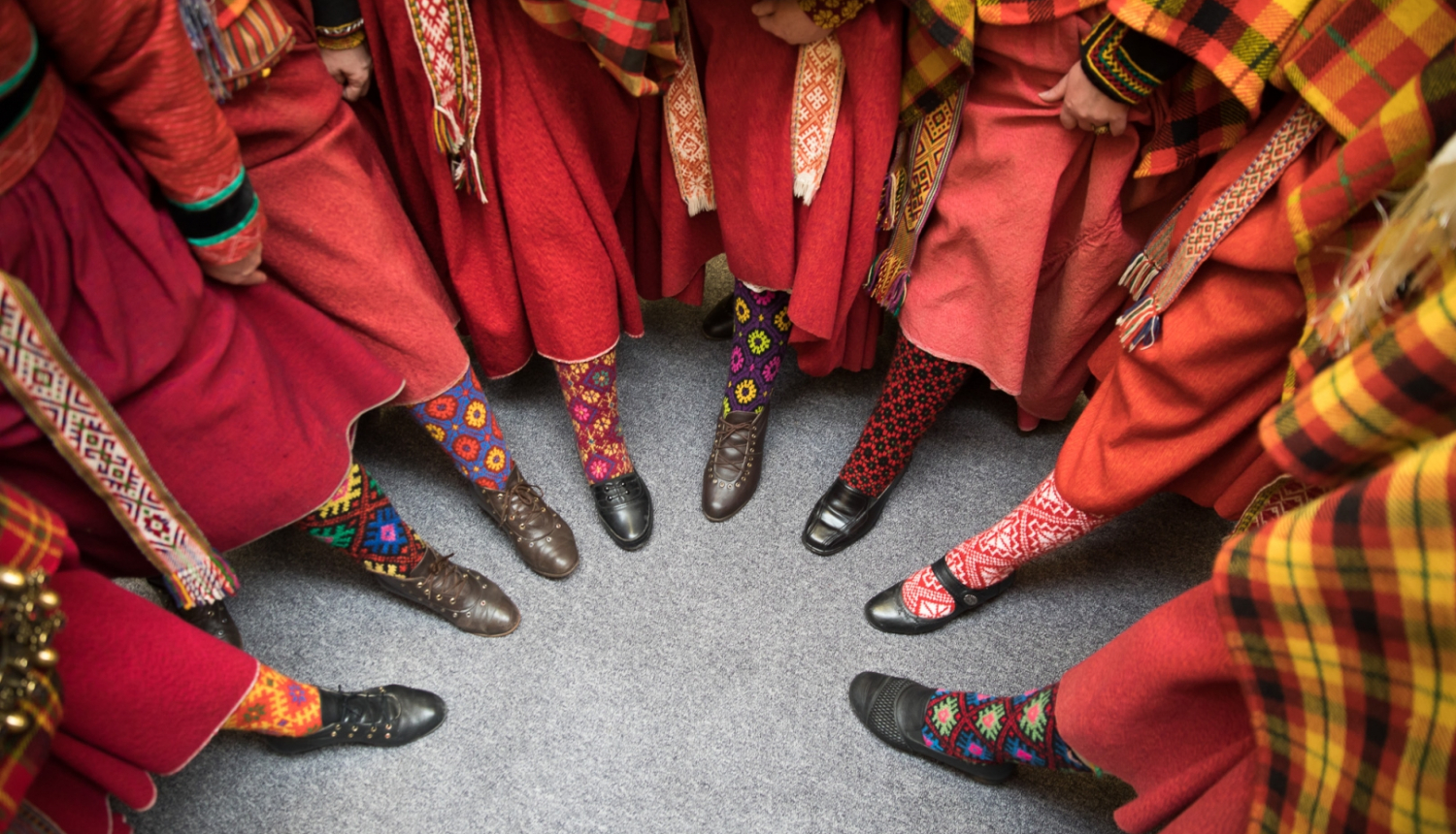 Suitu tautastērpa fragments