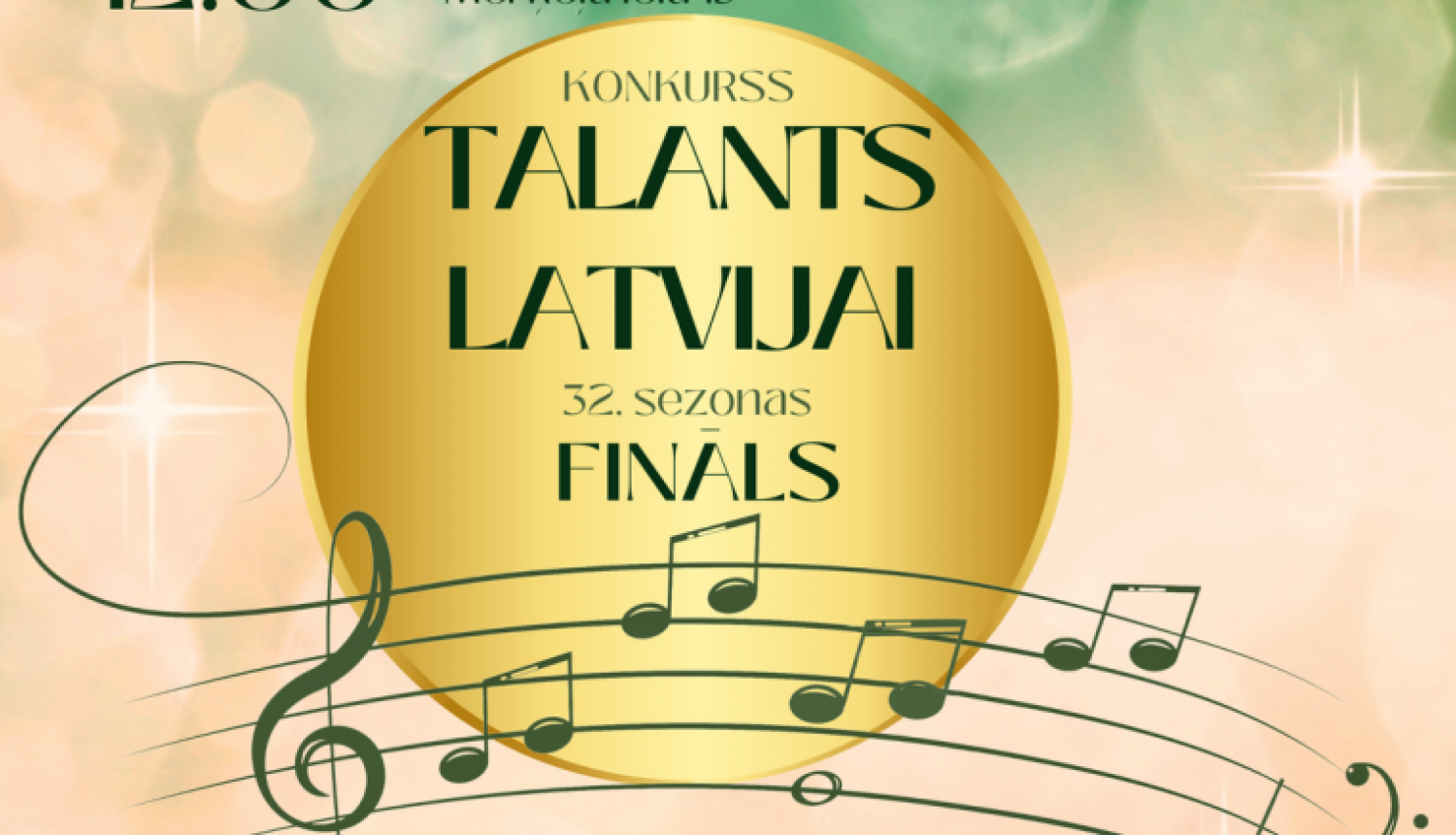 Afiša ar tekstu: Talants Latvijai