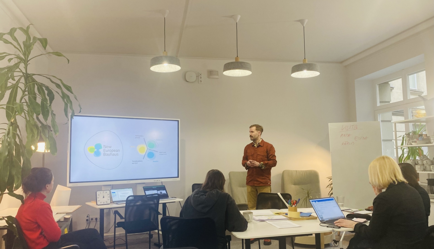 Inovāciju sprinta darbnīcas dalībnieki