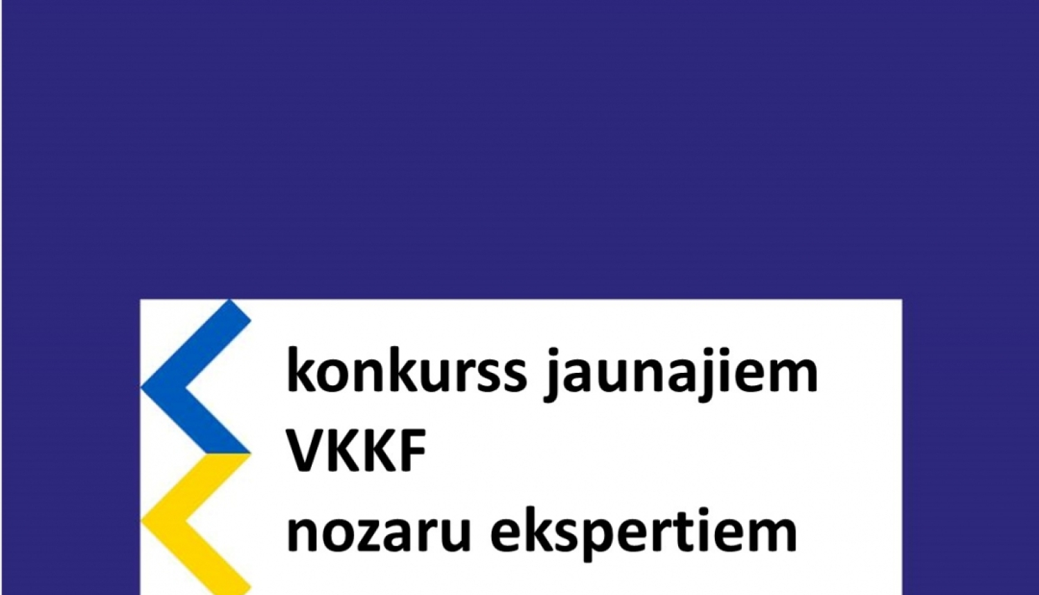 Fonda logo, uzraksts: konkurss jaunajiem ekspertiem