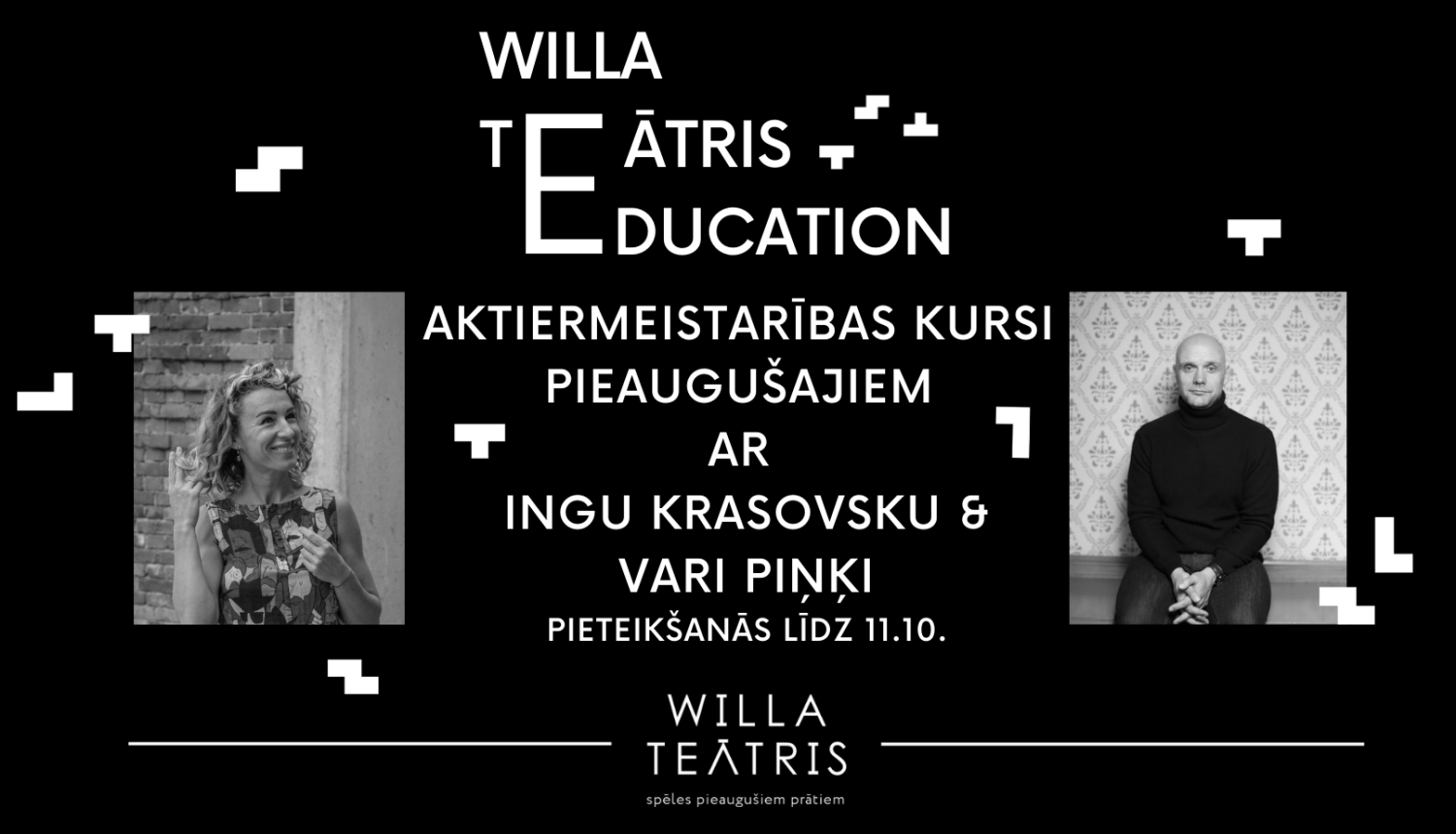 Aktiermeistarības nodarbību vizuālais materiāls