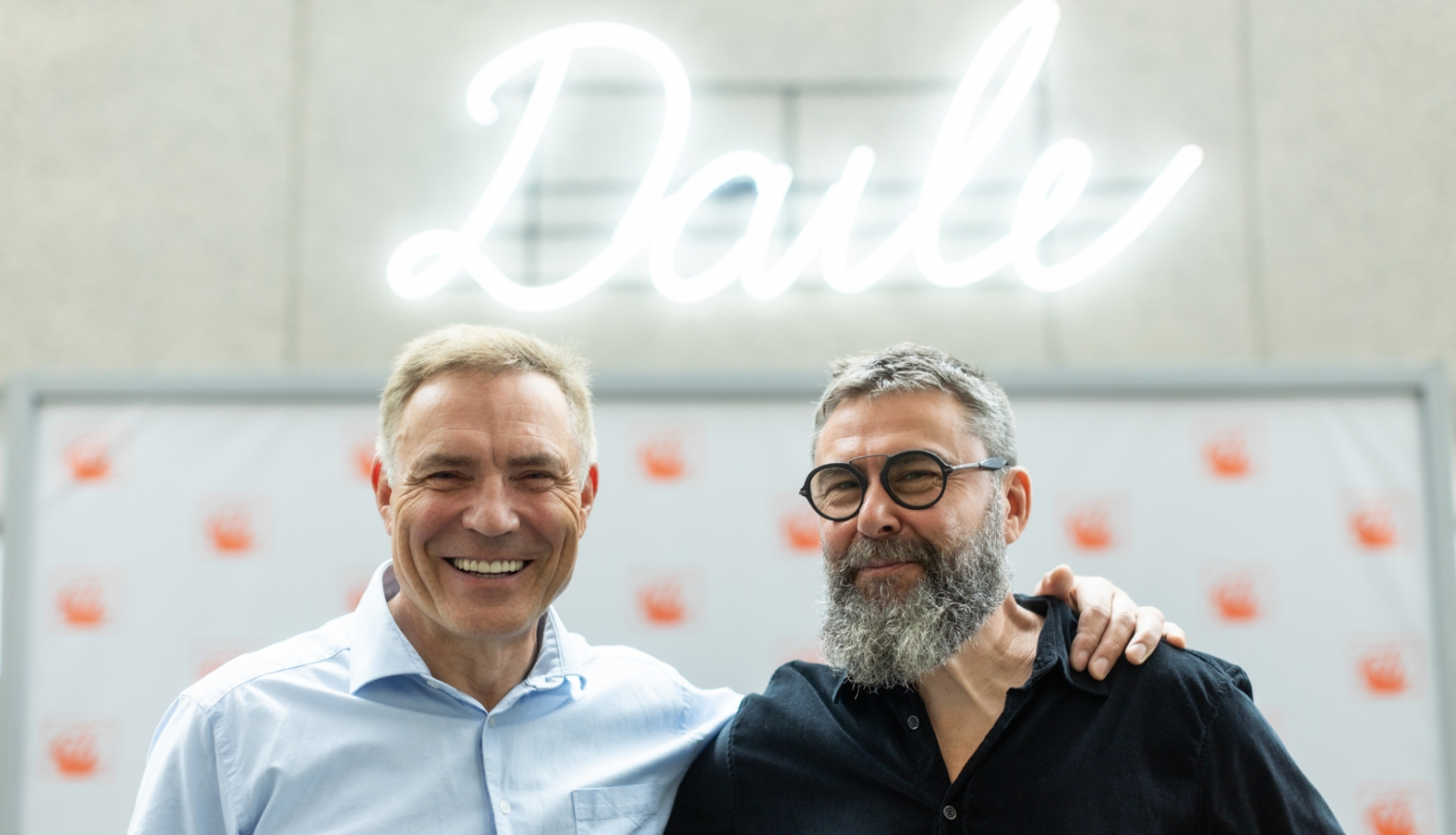 Dailes teātra direktors Juris Žagars un mākslinieciskais direktors Viesturs Kairišs, foto: Jānis Deinats