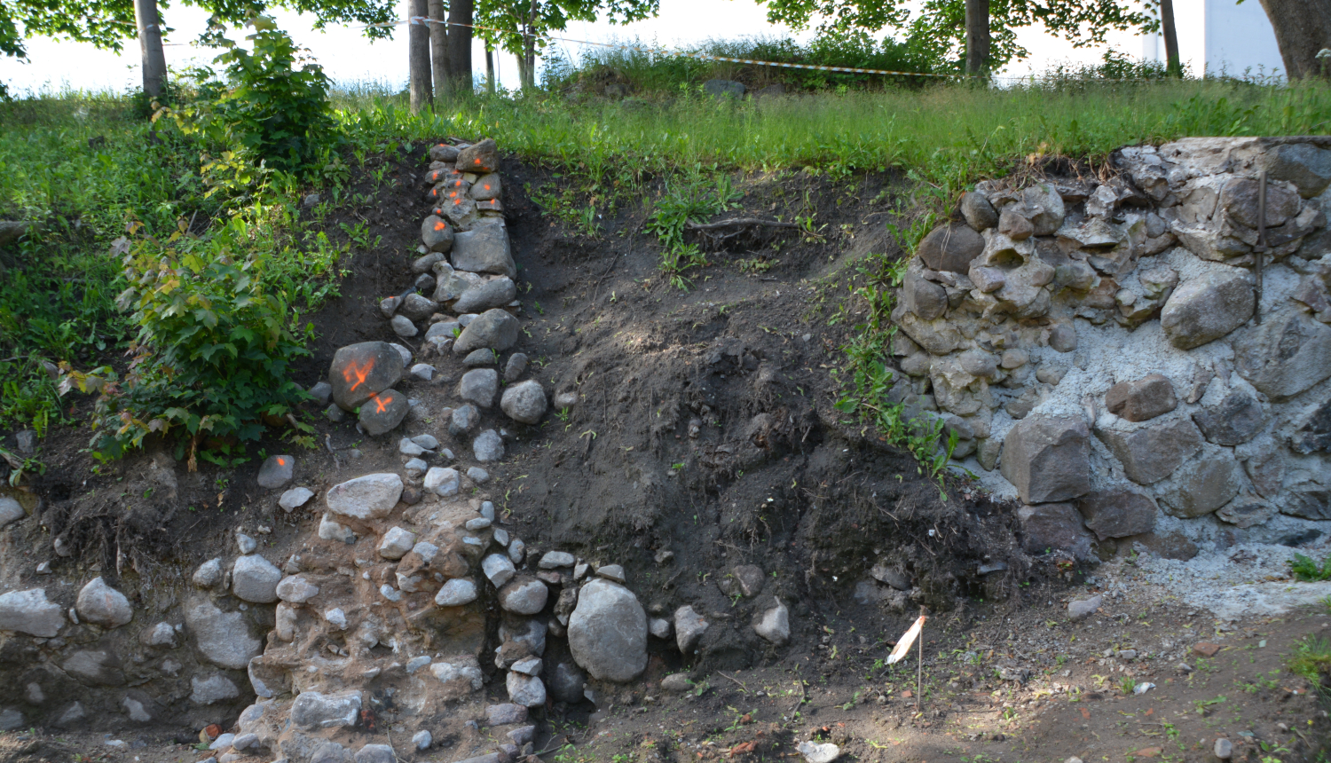 Ziloņu ielas mūrējums Valmierā