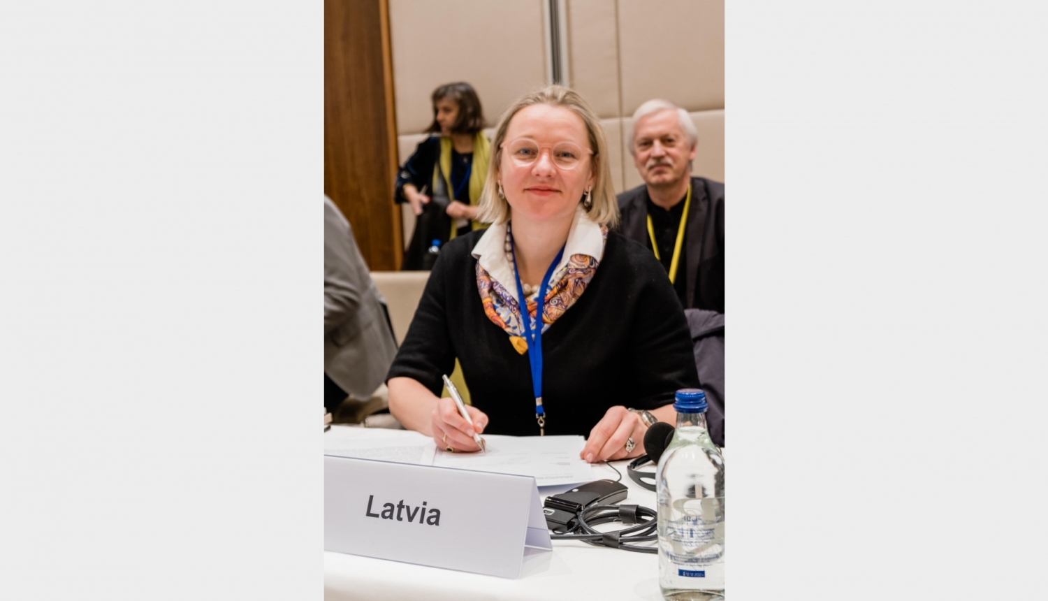 Latviju konferencē pārstāv Kultūras ministrijas Valsts sekretāra vietniece starptautisko lietu, integrācijas un mediju jautājumos Zane Vāgnere un Nacionālās kultūras mantojuma pārvaldes vadītājs Juris Dambis.