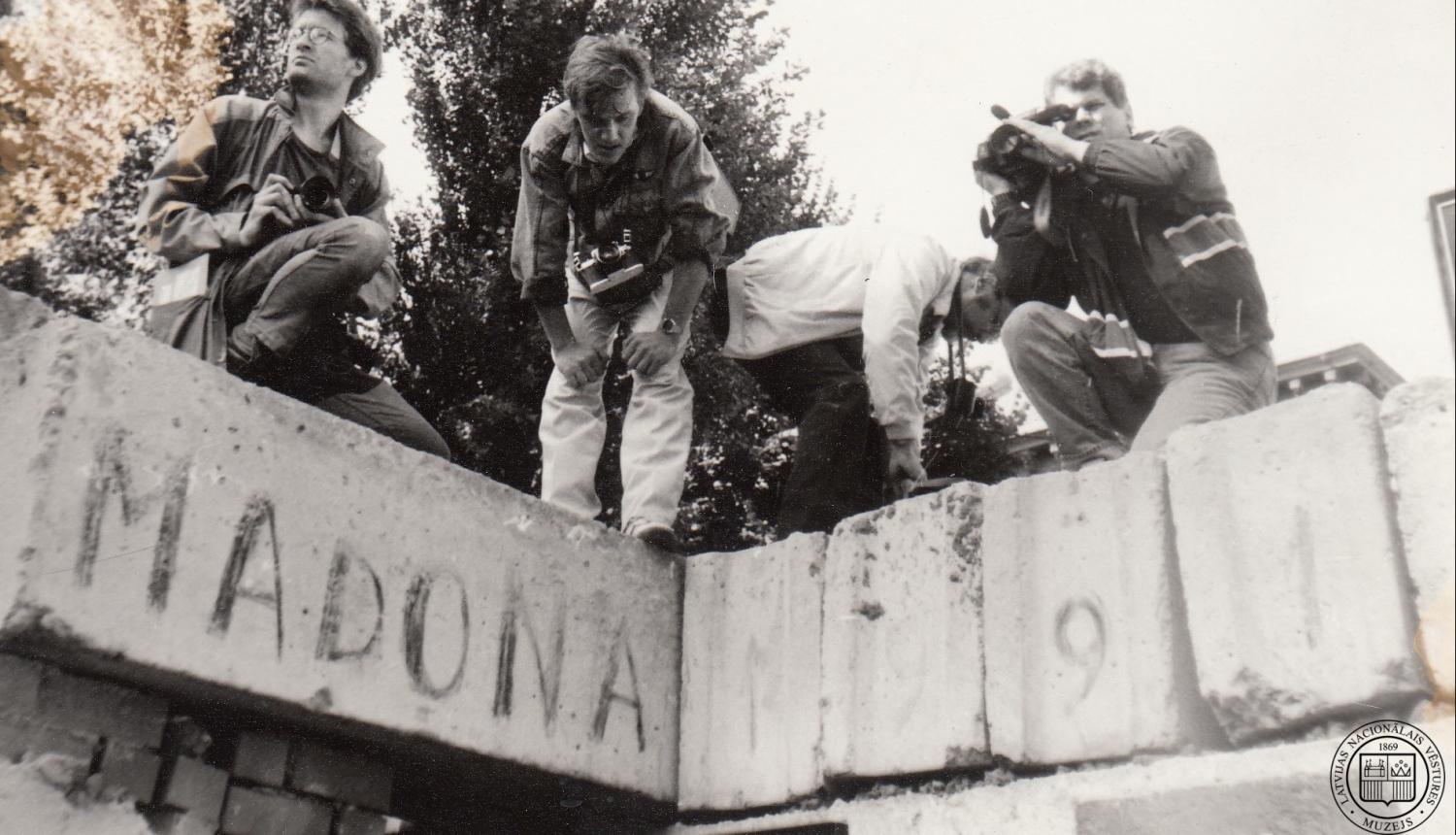1991. gada 21. augusts, PSRS puča laikā Latvijā. Fotogrāfs Laimonis Martinsons. LNVM krājums