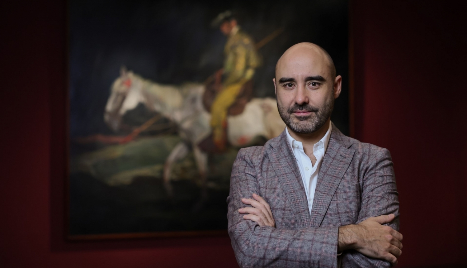 Spāņu mākslas vēsturnieks, kurators Karloss Alonso Peress-Fahardo (Carlos Alonso Pérez-Fajardo). Publicitātes foto.