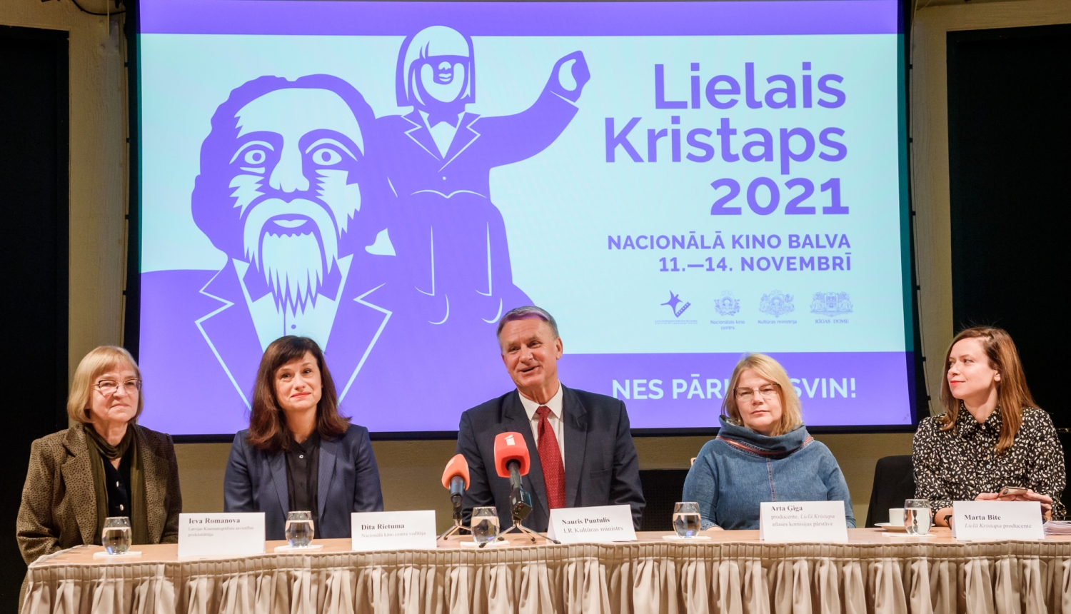 Lielā Kristapa preses konference, foto: Gints Ivuškāns