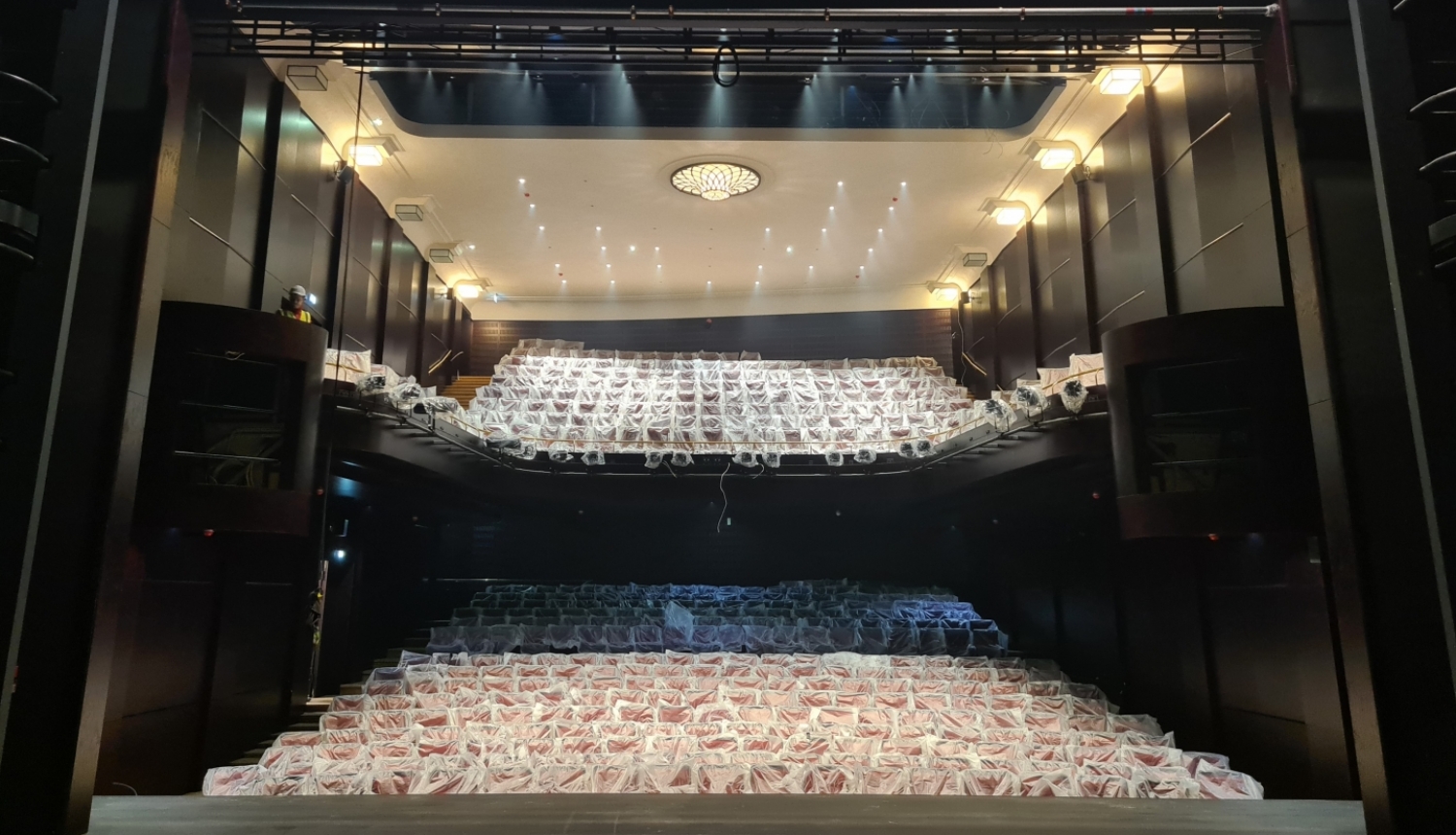 Jaunā Rīgas teātra (JRT) Lielā zāle pēc rekonstrukcijas