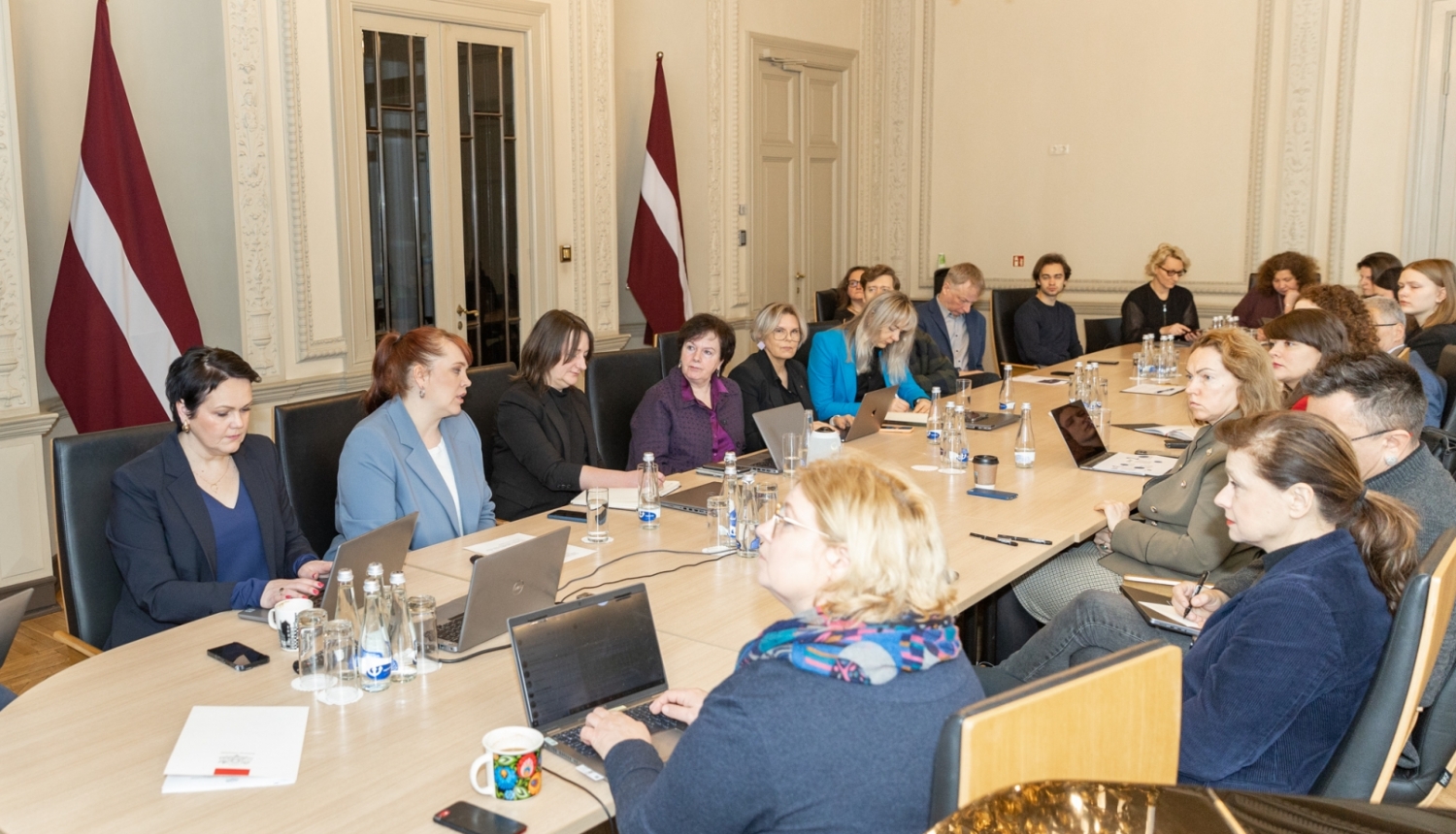 22.03.2024_Mākslu un kultūras augstskolu sadarbības padomes sēde Kultūras ministrijā, foto: Oskars Artūrs Upenieks