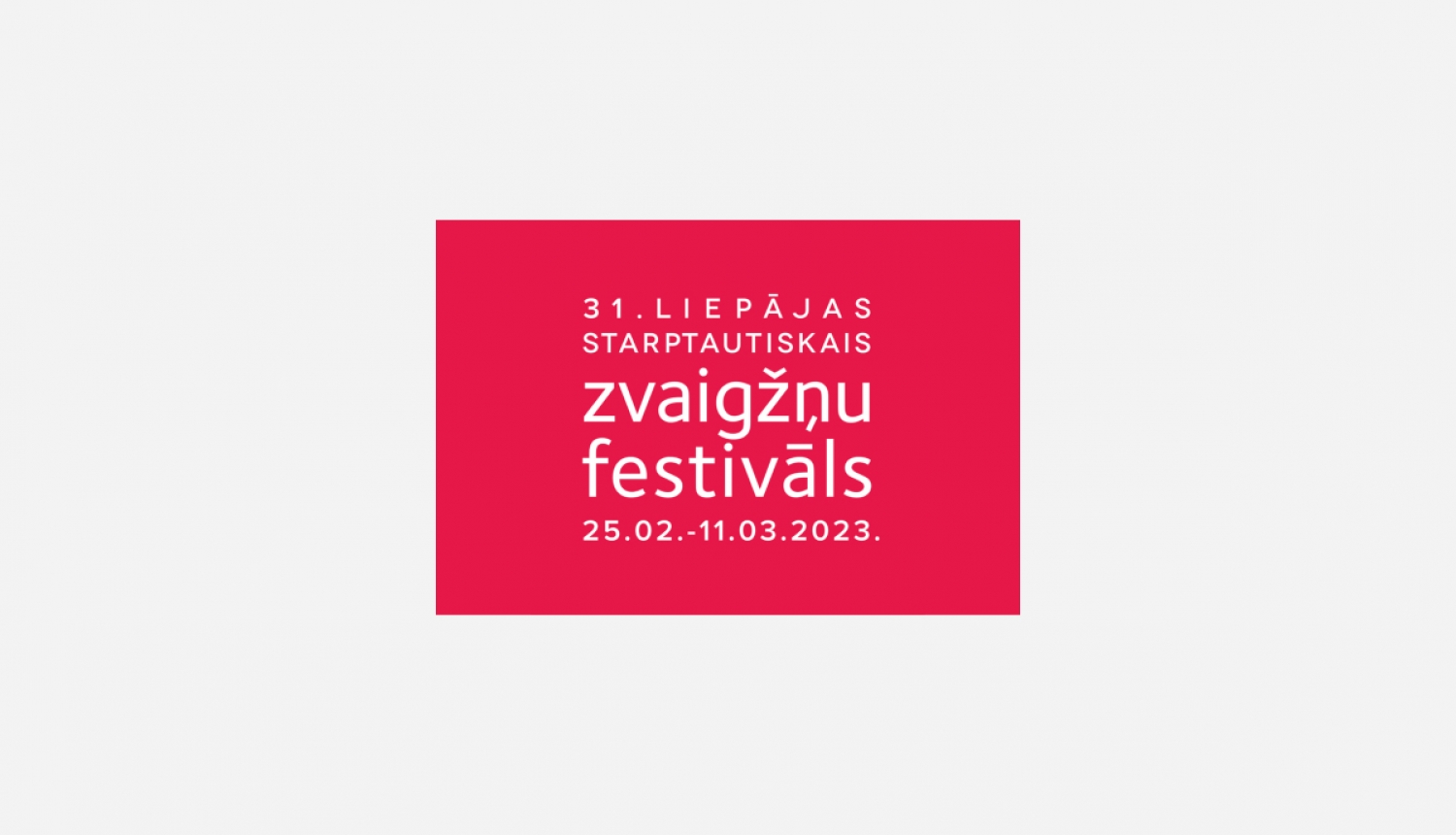 31. Liepājas Starptautiskā zvaigžņu festivāla nosaukums