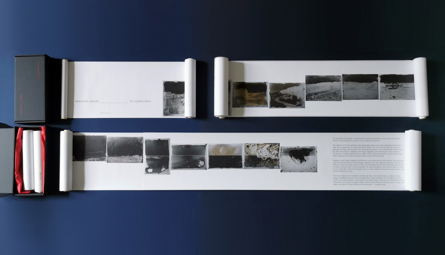 NoRoutine Books -  Armanda Andžes fotogrāmata ''29 ainavas'', 2023