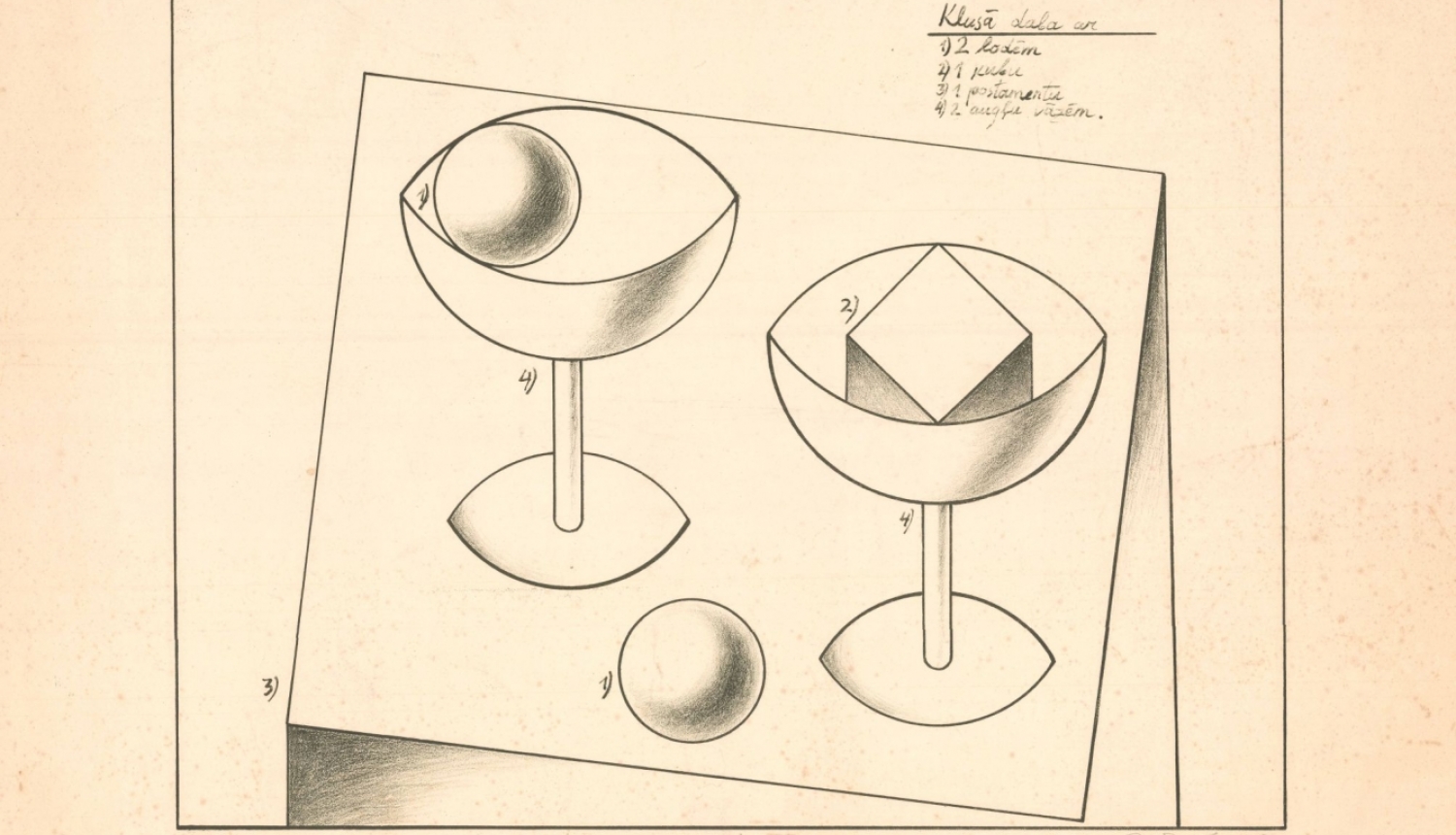 Rūsiņš Rozīte. Still-Life. 1975. Lithography on paper. Private collection. Scanned image