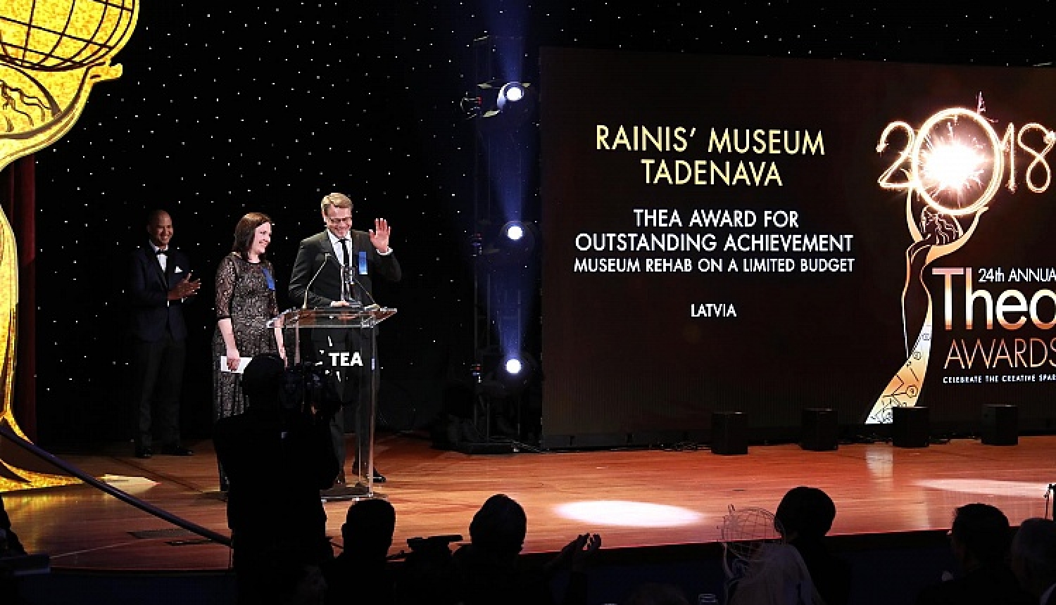 Raiņa muzejam “Tadenava” – starptautiskā THEA balva par izciliem sasniegumiem
