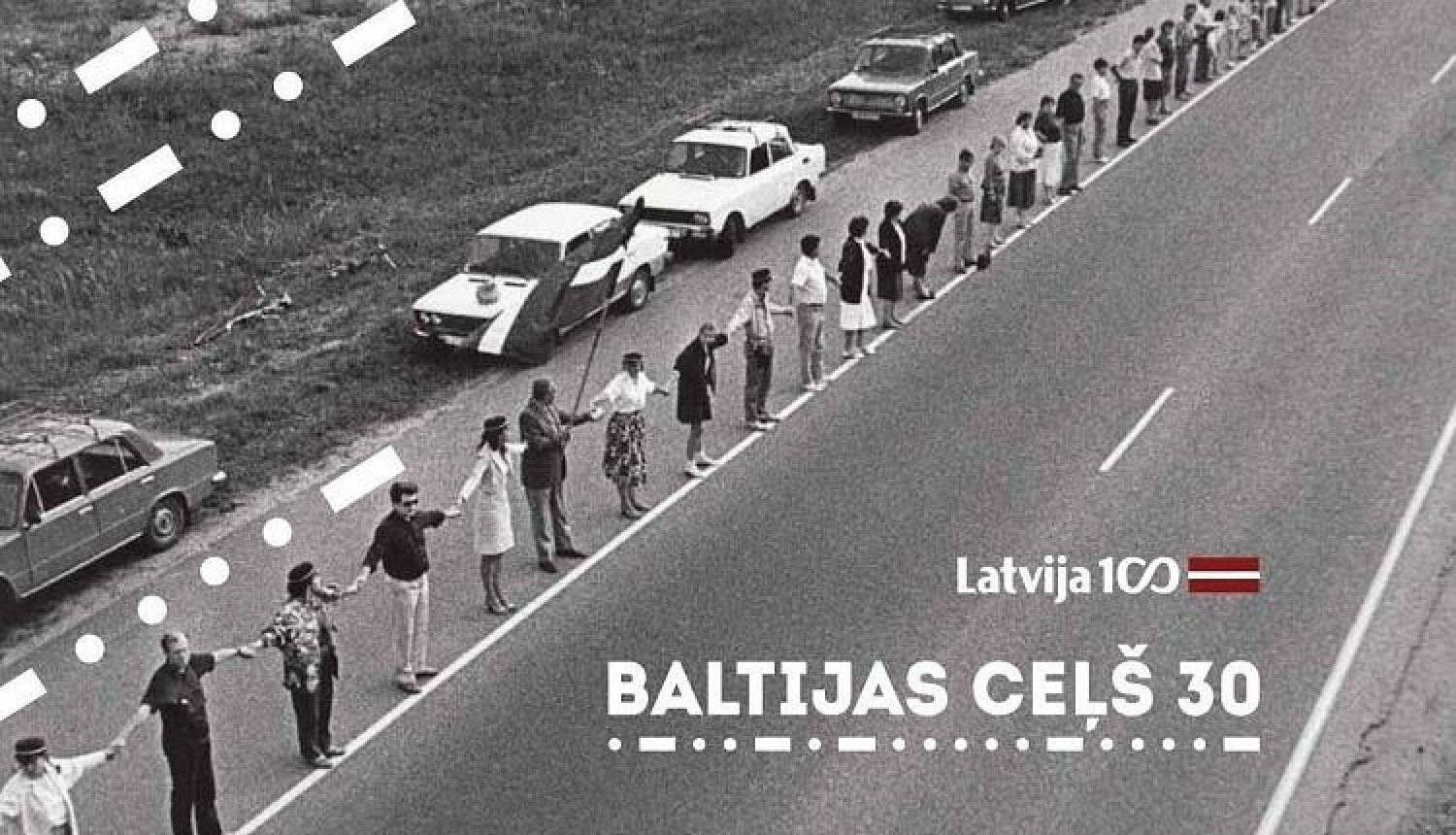 Trīs laiki savīsies svinīgā notikumā "Baltijas ceļam 30" pie Brīvības pieminekļa