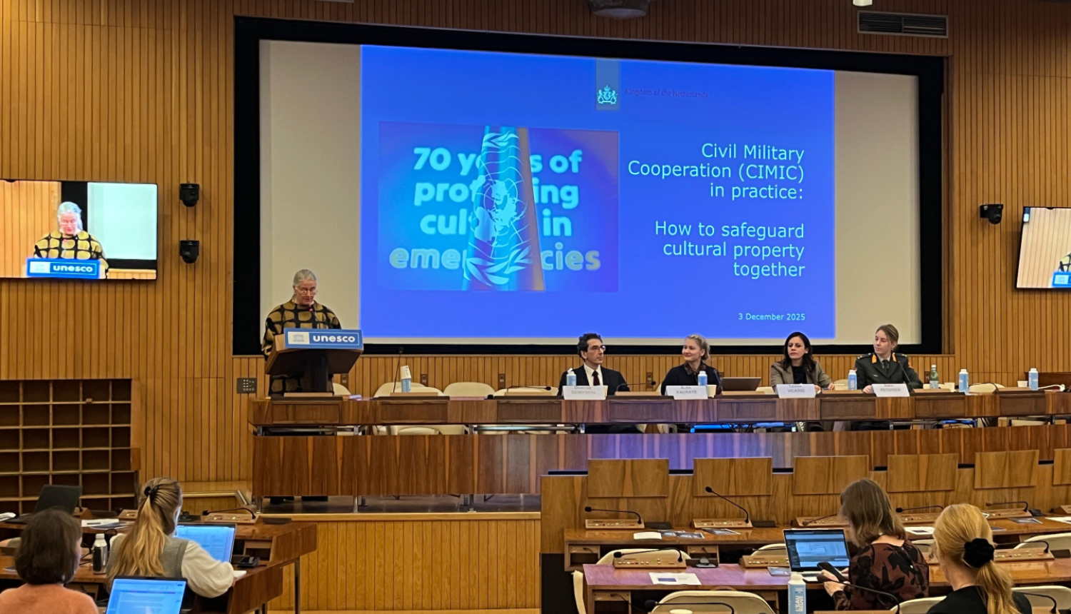 Alma Kaurāte tiek ievēlēta par 1954. gada Konvencijas par kultūras vērtību aizsardzību bruņota konflikta gadījumā 16. sanāksmes biroja priekšsēdētaja vietnieci