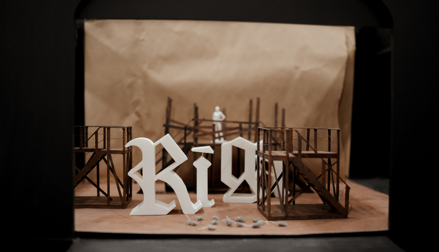 Izrādes “Dumpīgā Rīga” makets, foto: Rolands Laguns