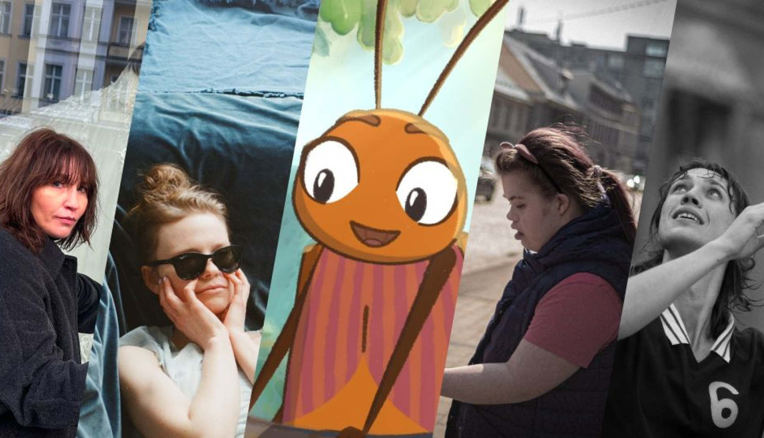 Latvijas filmu projektu kolāža Lokarno starptautiskajam kinofestivālam Šveicē