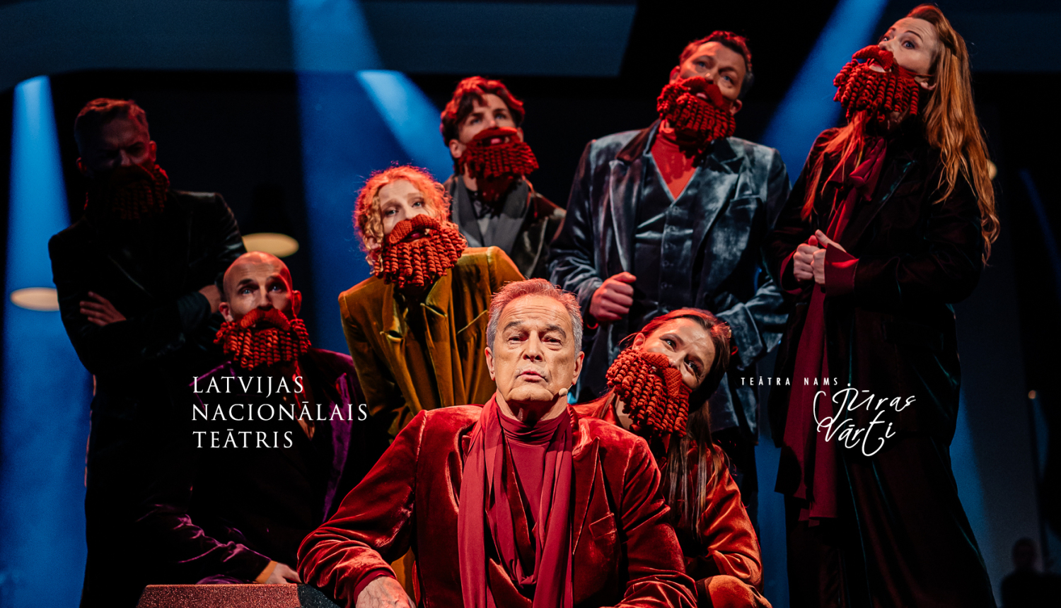 Latvijas Nacionālā teātra aktieri uz skatuves