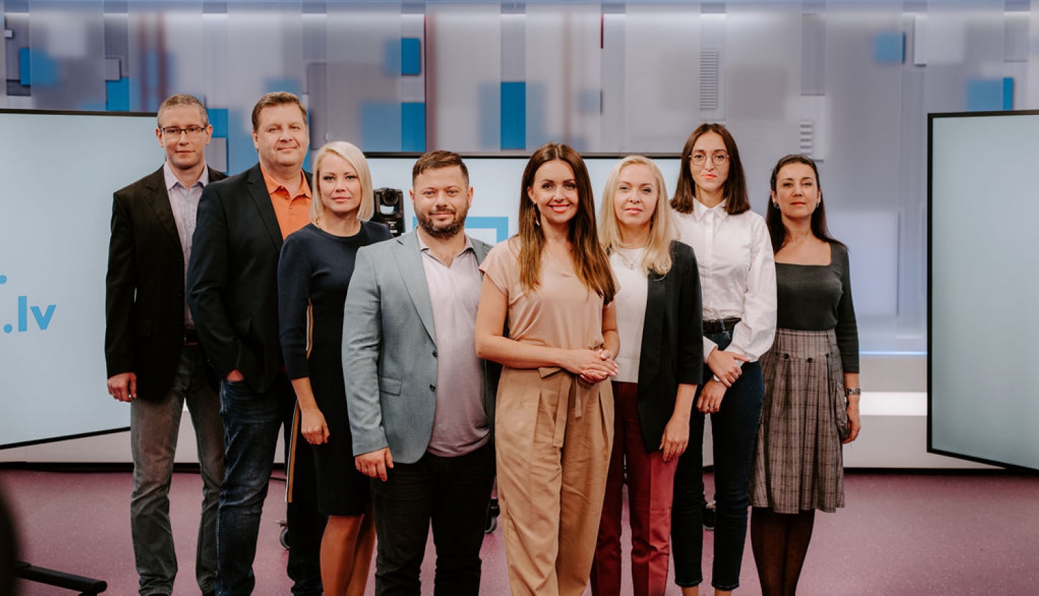 Mazākumtautību multimediju platformas RUS.LSM komanda.