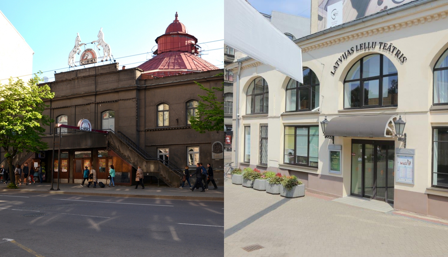 Rīgas cirka un Latvijas Leļļu teātra vēsturiskās ēkas