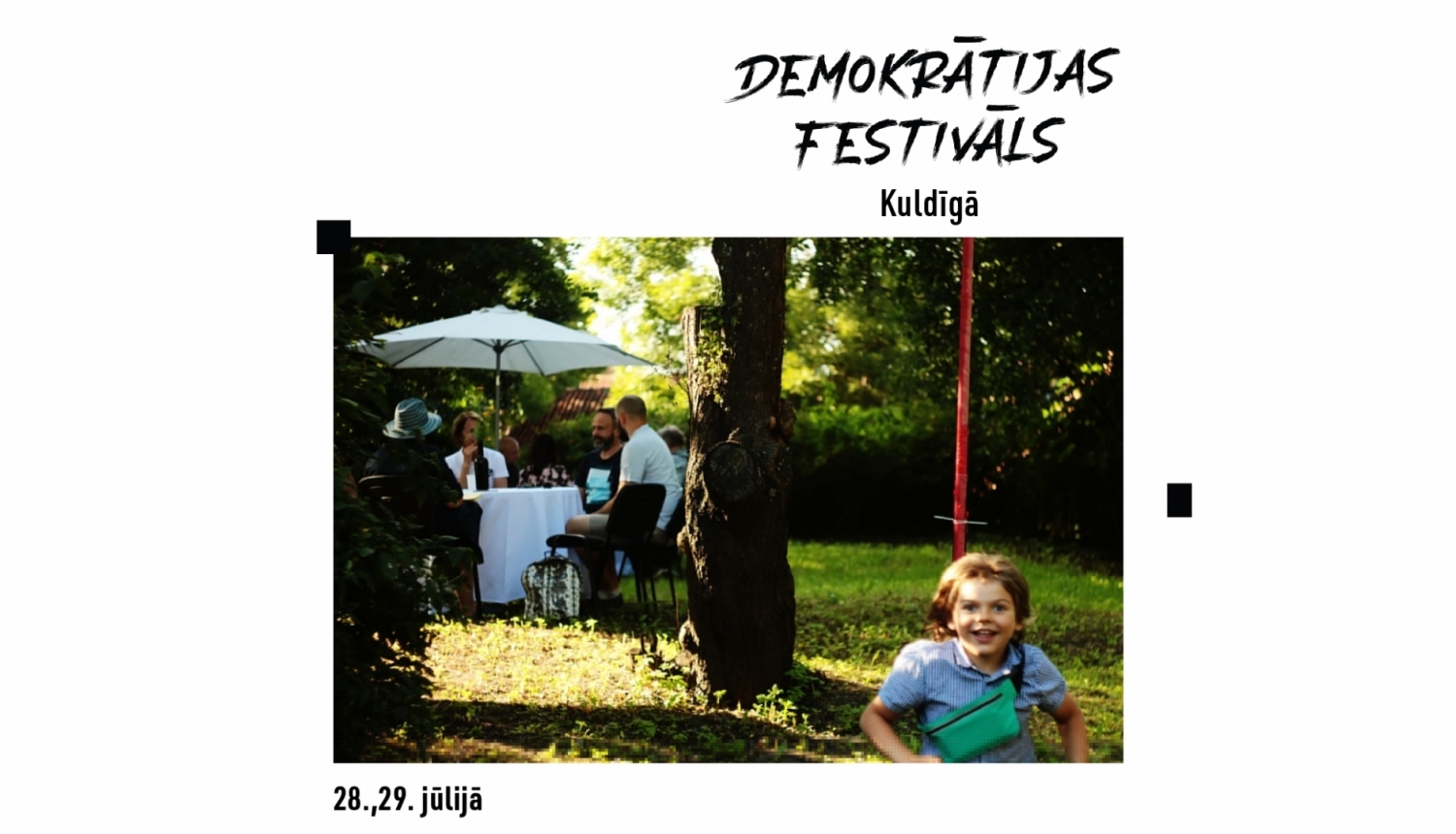 Demokrātijas festivāla plakāts