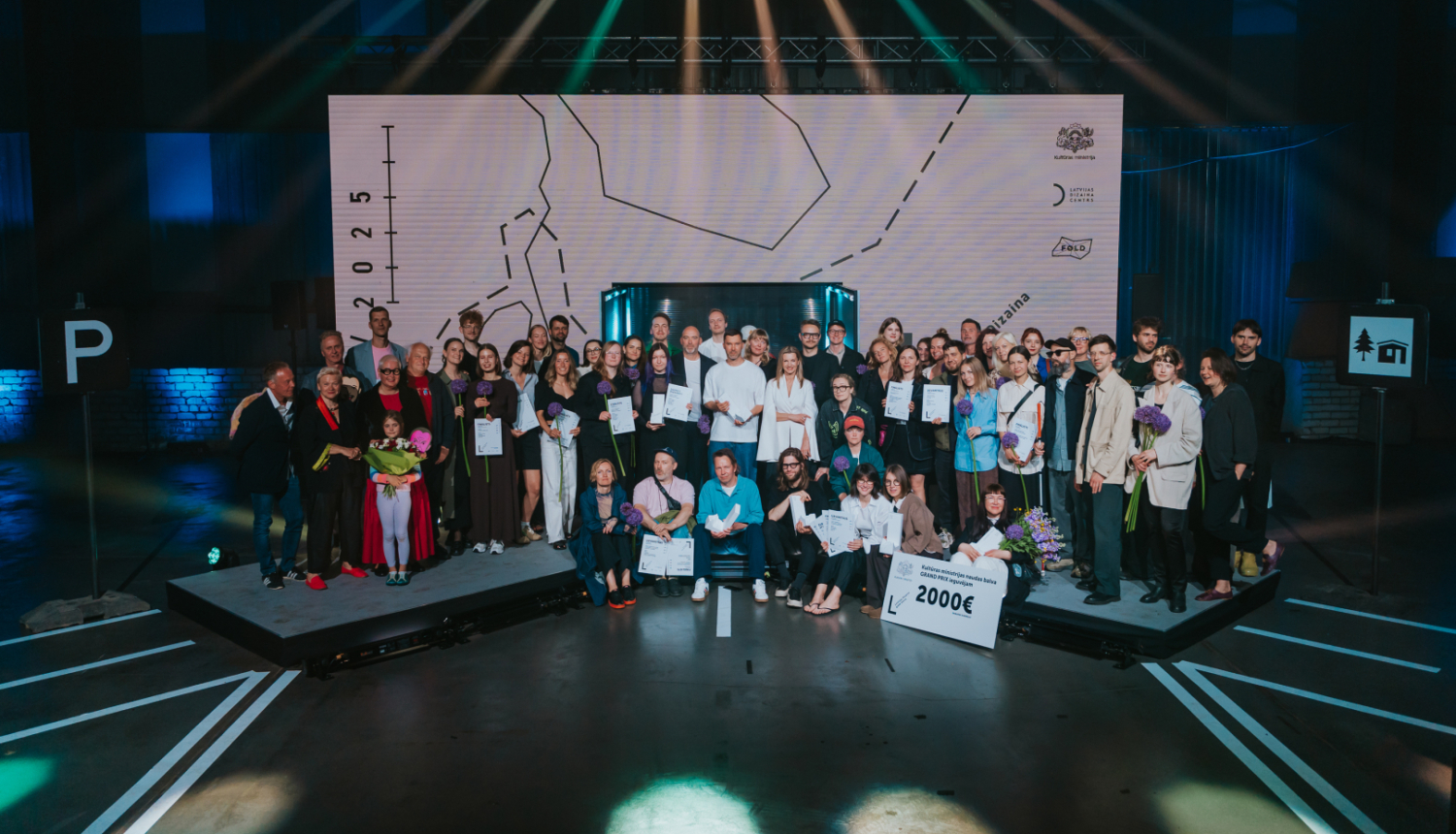 Latvijas Dizaina gada balvas (LDGB) 2025 finālisti apbalvošanas ceremonijā
