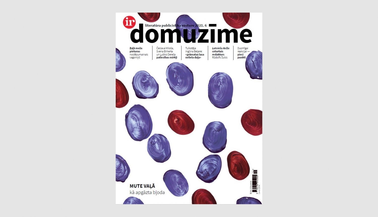 Žurnāla "Domuzīme" vāka foto