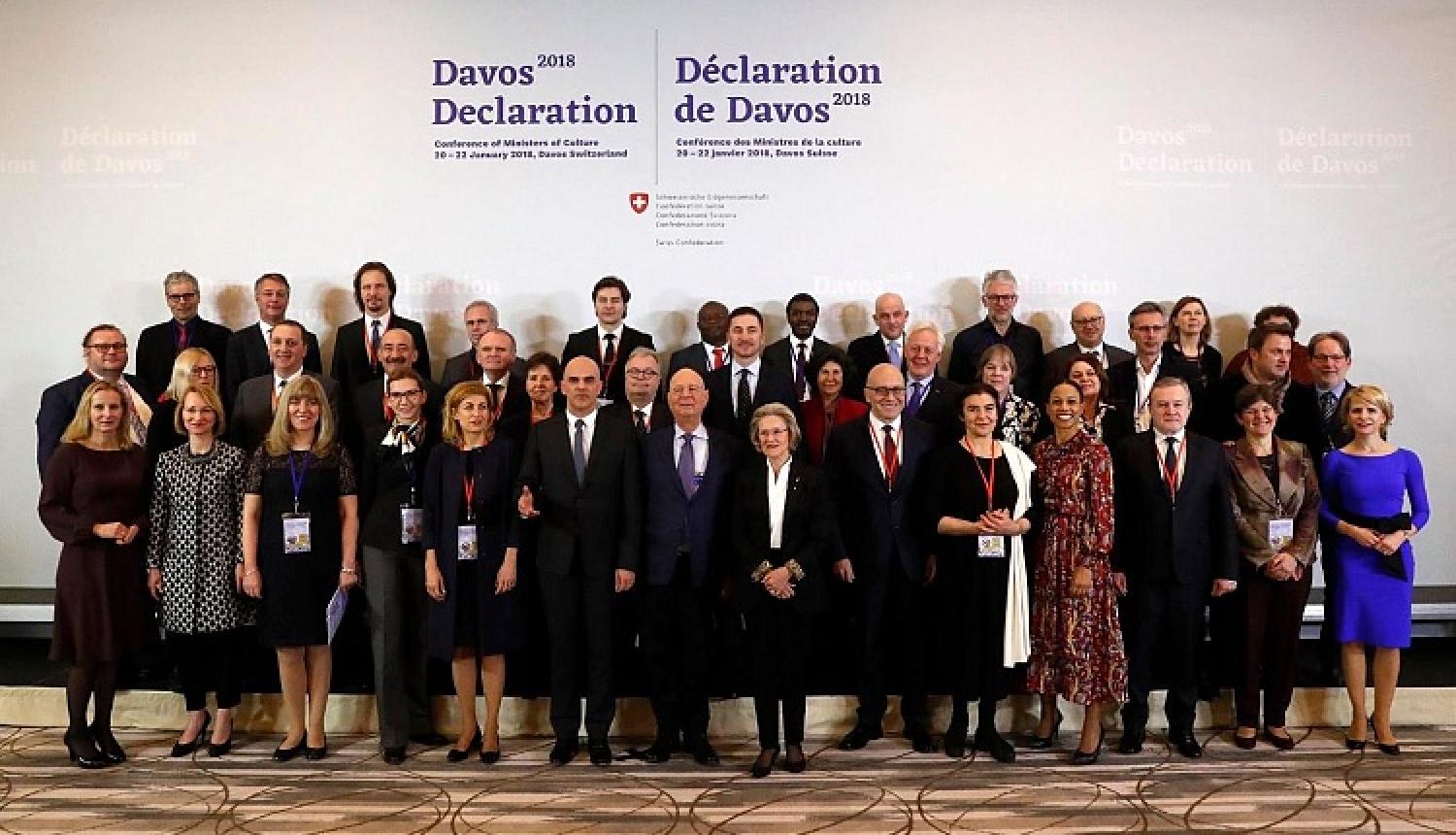 Davosā Dace Melbārde kopā ar kultūras līderiem vienojās par augstas kvalitātes būvniecības kultūras veidošanu