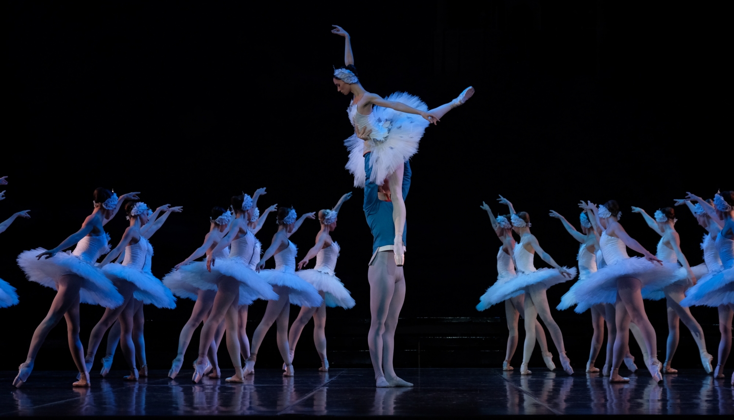 Skats no baleta "Gulbju ezers" iestudējuma, foto: Andris Tone