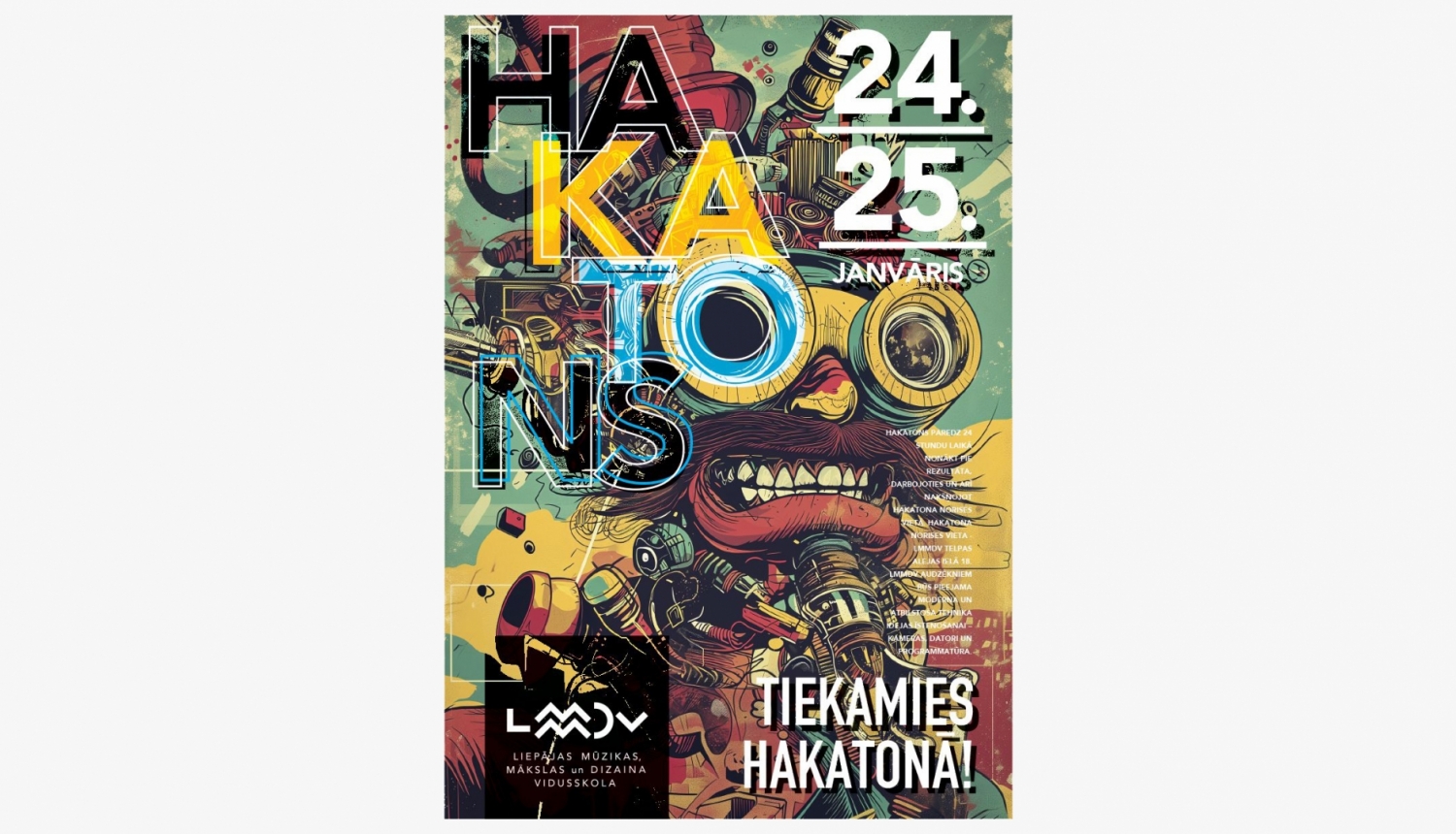 Hakatona plakāts
