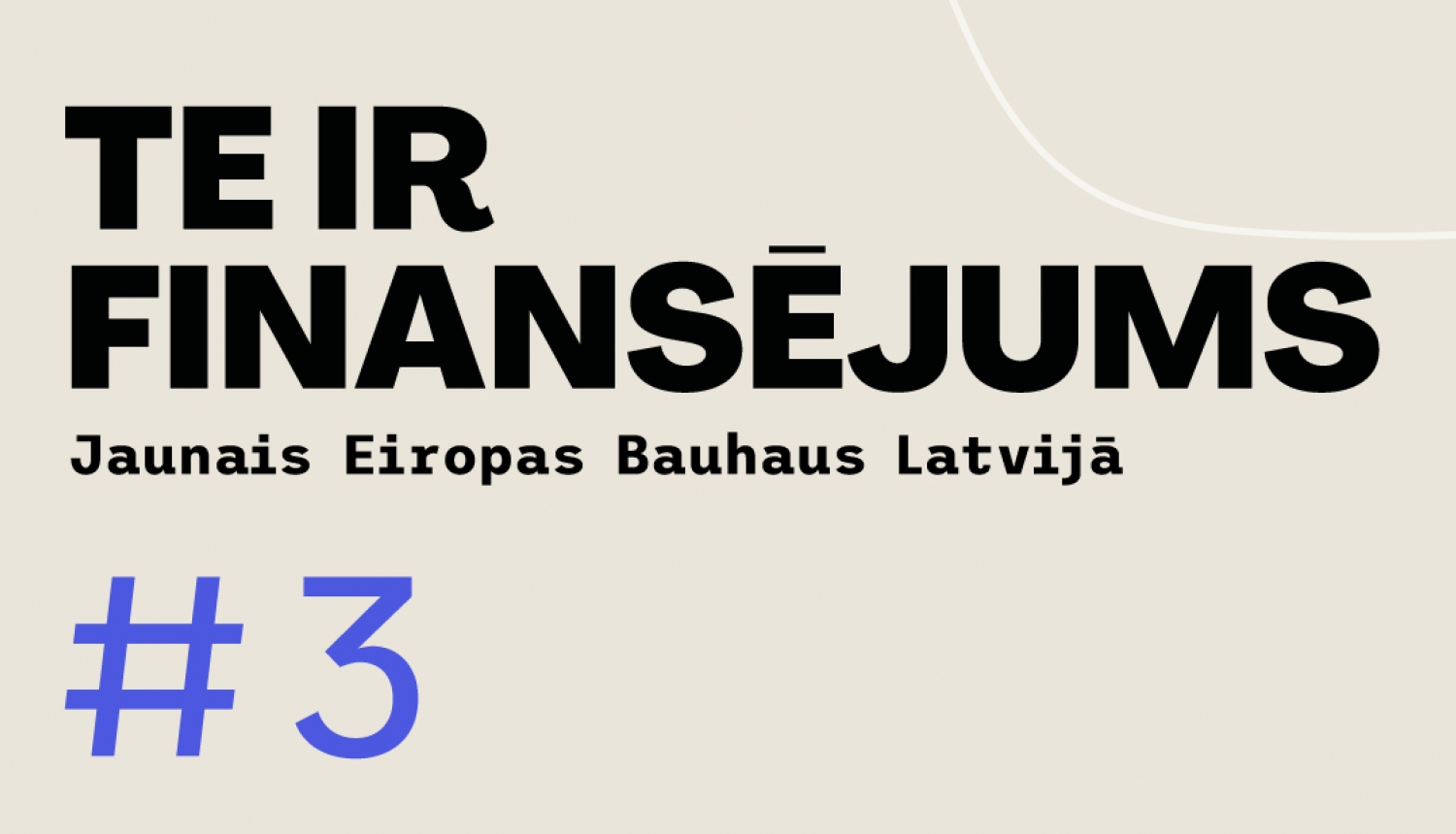 “Jaunā Eiropas Bauhaus” projektu atbalsta vizuālais materiāls